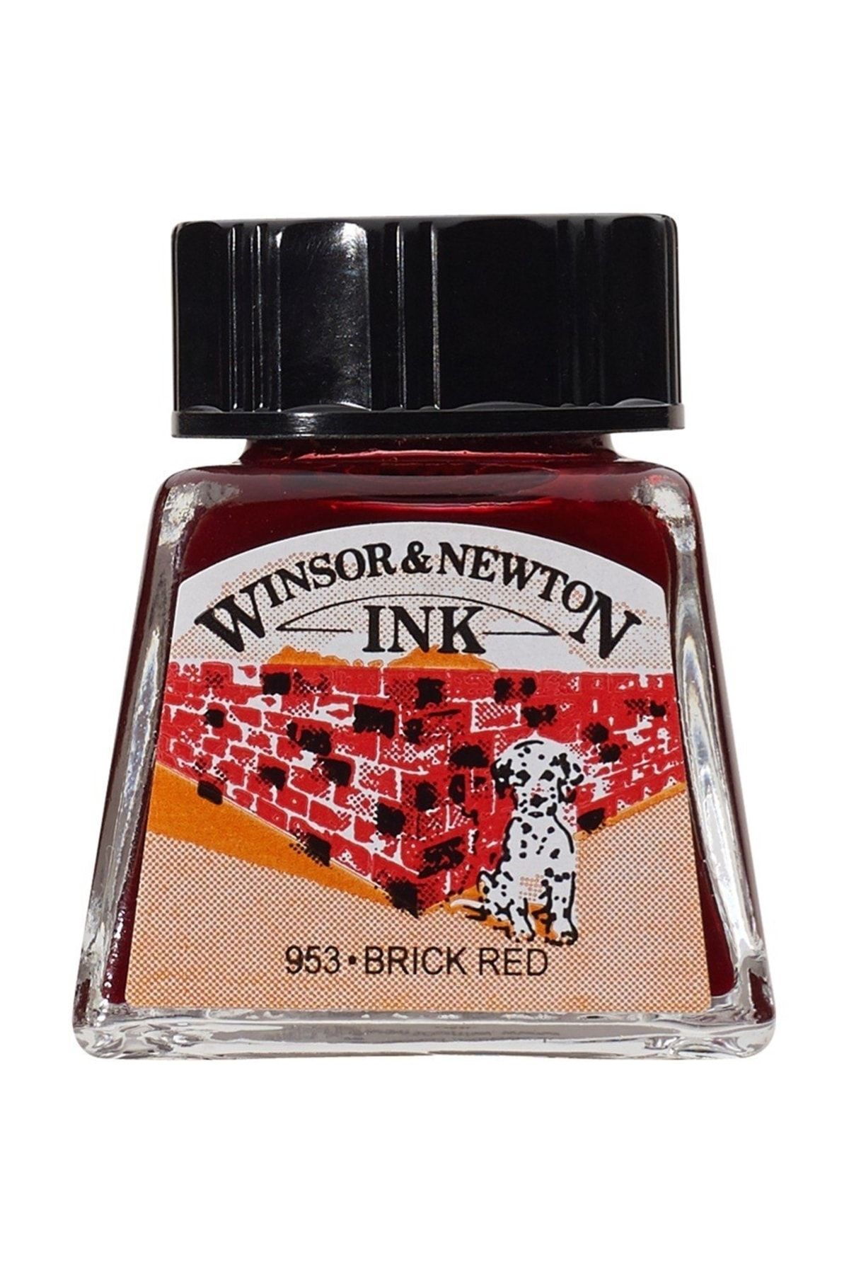 Winsor Newton Drawing Ink Çini Mürekkebi 14ml 040 Brick Red