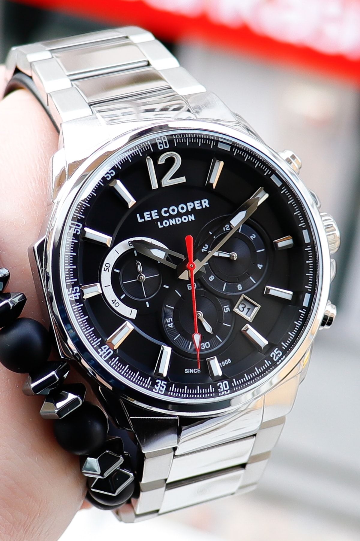 Lee Cooper Erkek Metalik Kronometreli Kol Saati Lc07067.350