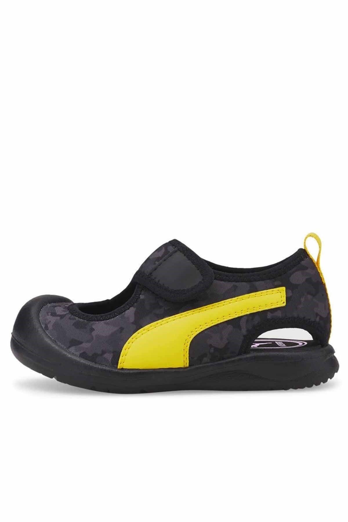 Puma Aquacat Inf Çocuk Sandalet Ayakkabı 372158 11 Sıyah-sarı