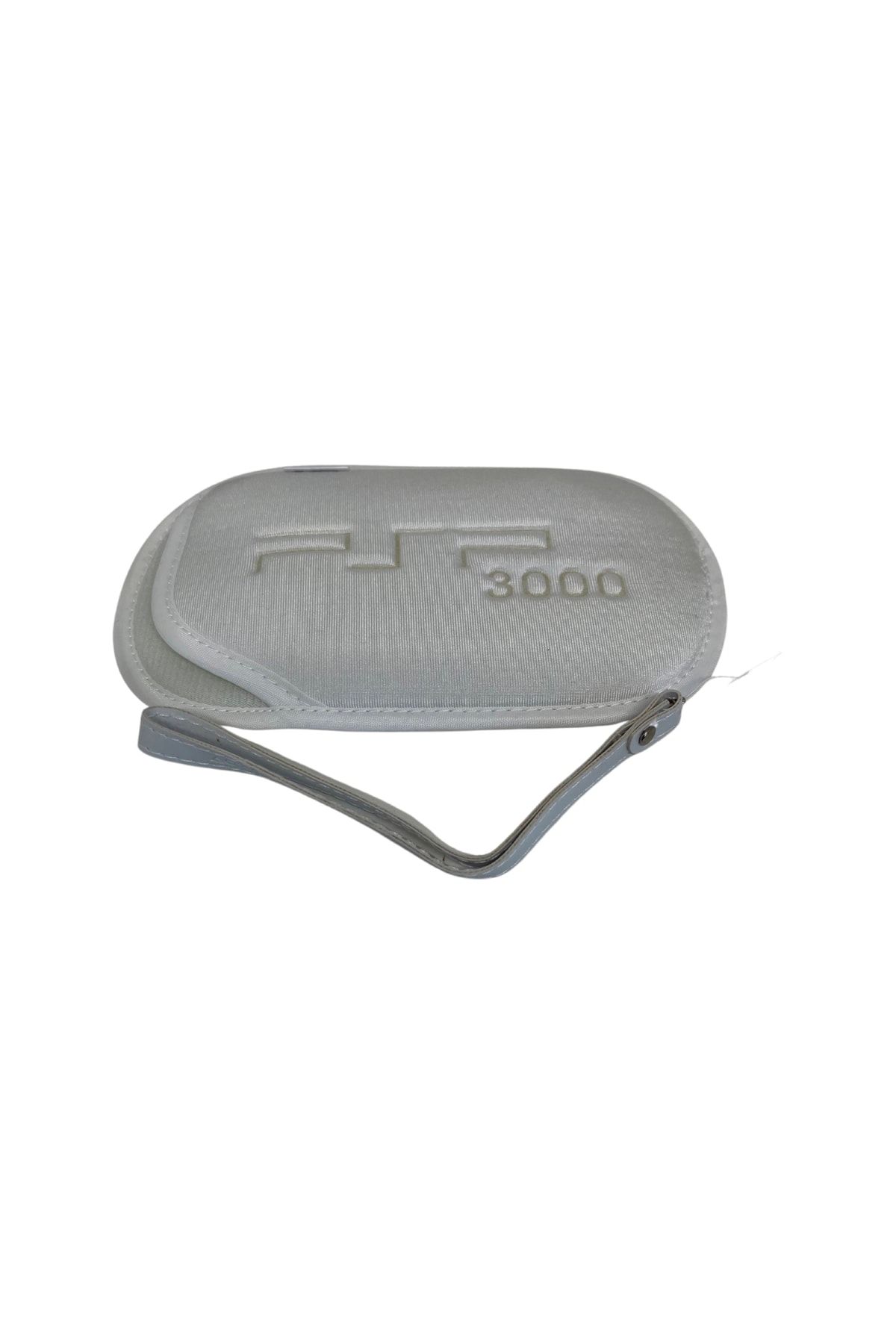 YUES Psp 2000/3000 Soft Çanta Kılıf + Bileklik Beyaz (psp 2000/3000 Uyumlu)