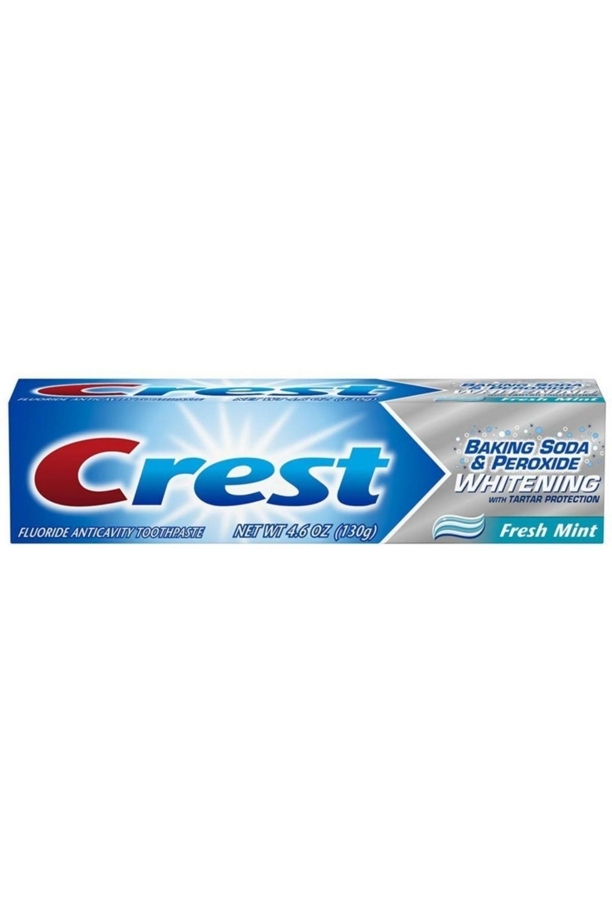CREST Fresh Mint Kabartma Tozu Ve Peroksit Beyazlatıcı Diş Macunu 130 Gr