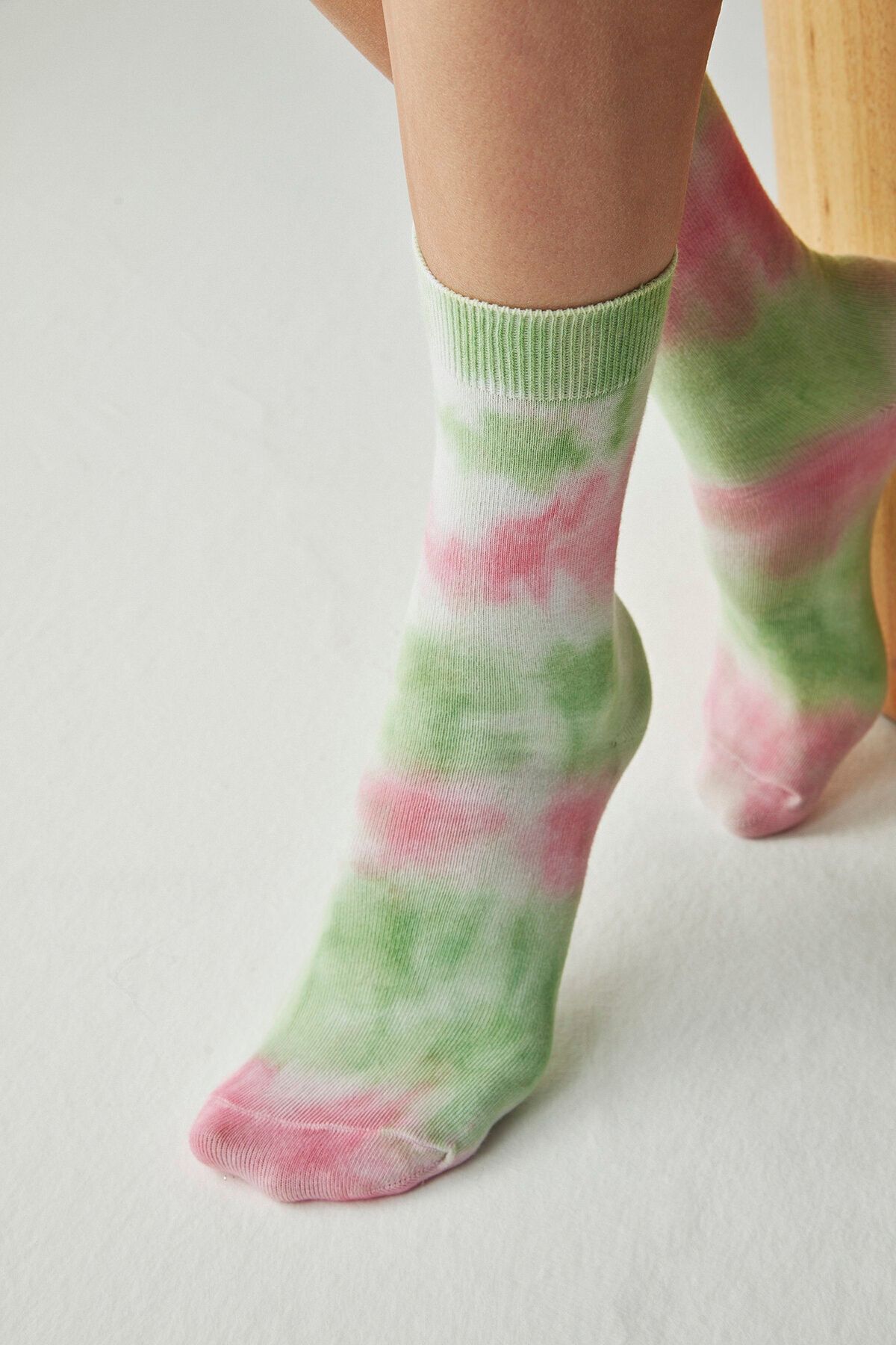 Penti Orman Yeşili Batik Soket Çorap