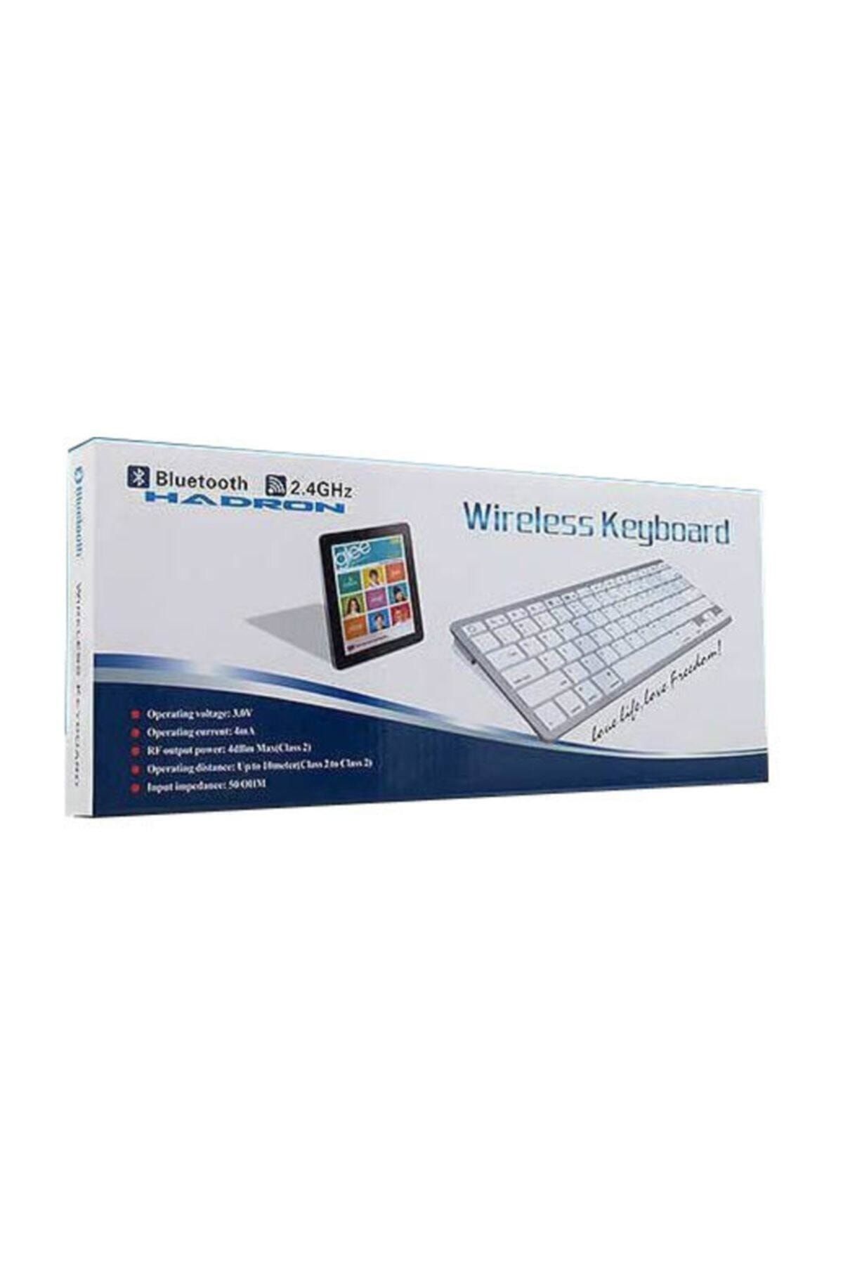 HADRON Hd-806 Bluetooth Klavye - Beyaz