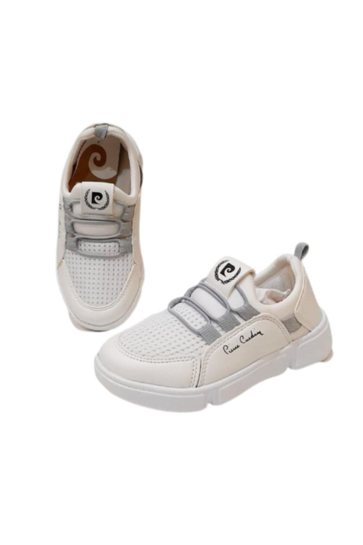 Pierre Cardin Unisex Çocuk Beyaz Spor Ayakkabı