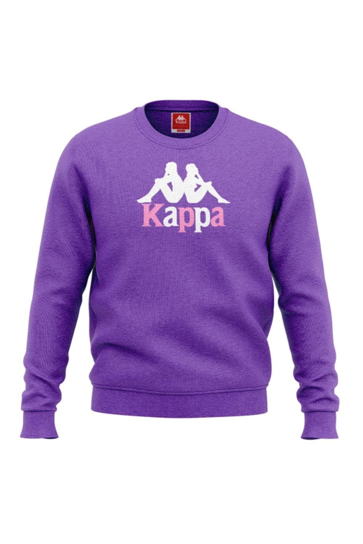 Kappa Unisex Çocuk Mor Baskılı Zabıar Sweatshirt