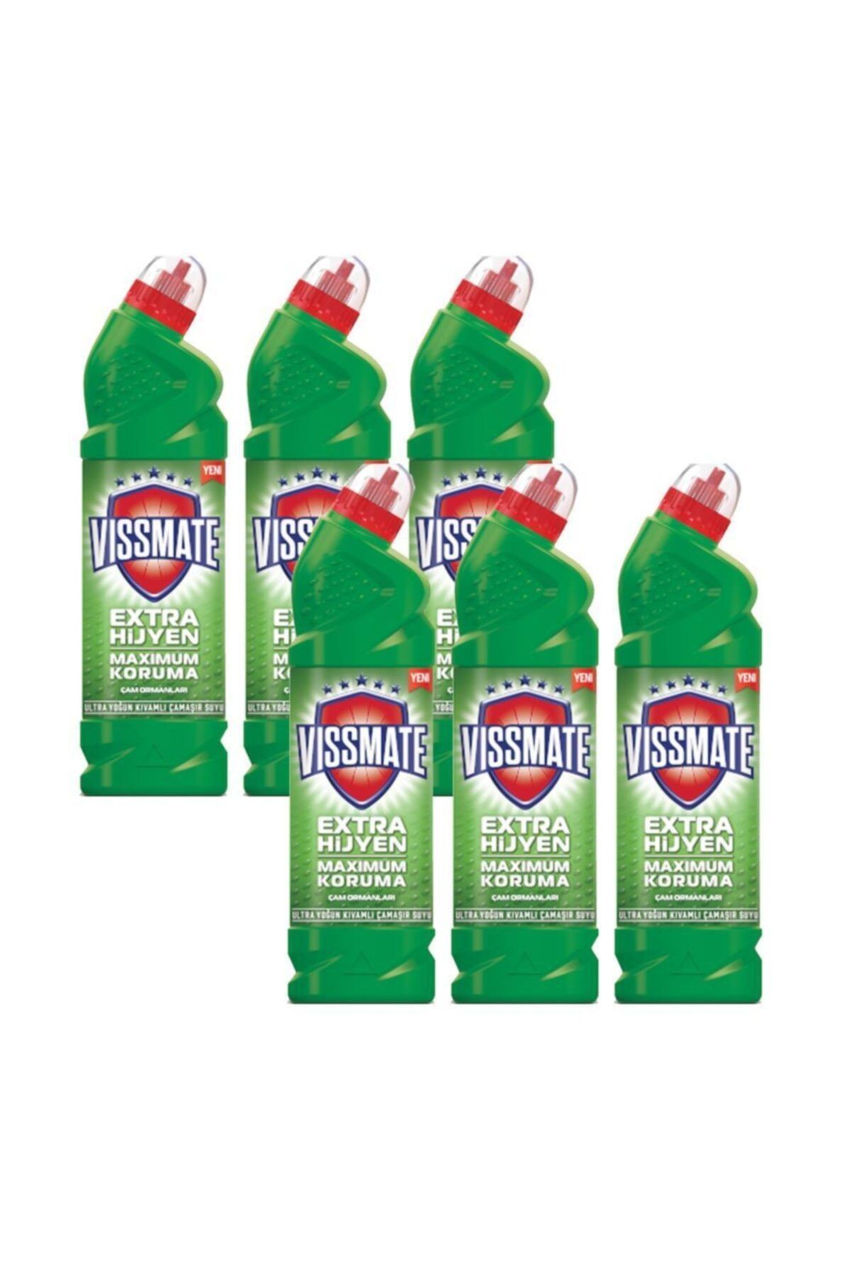 Vissmate Çam Ormanları Çamaşır Suyu 750 ml 6'lı