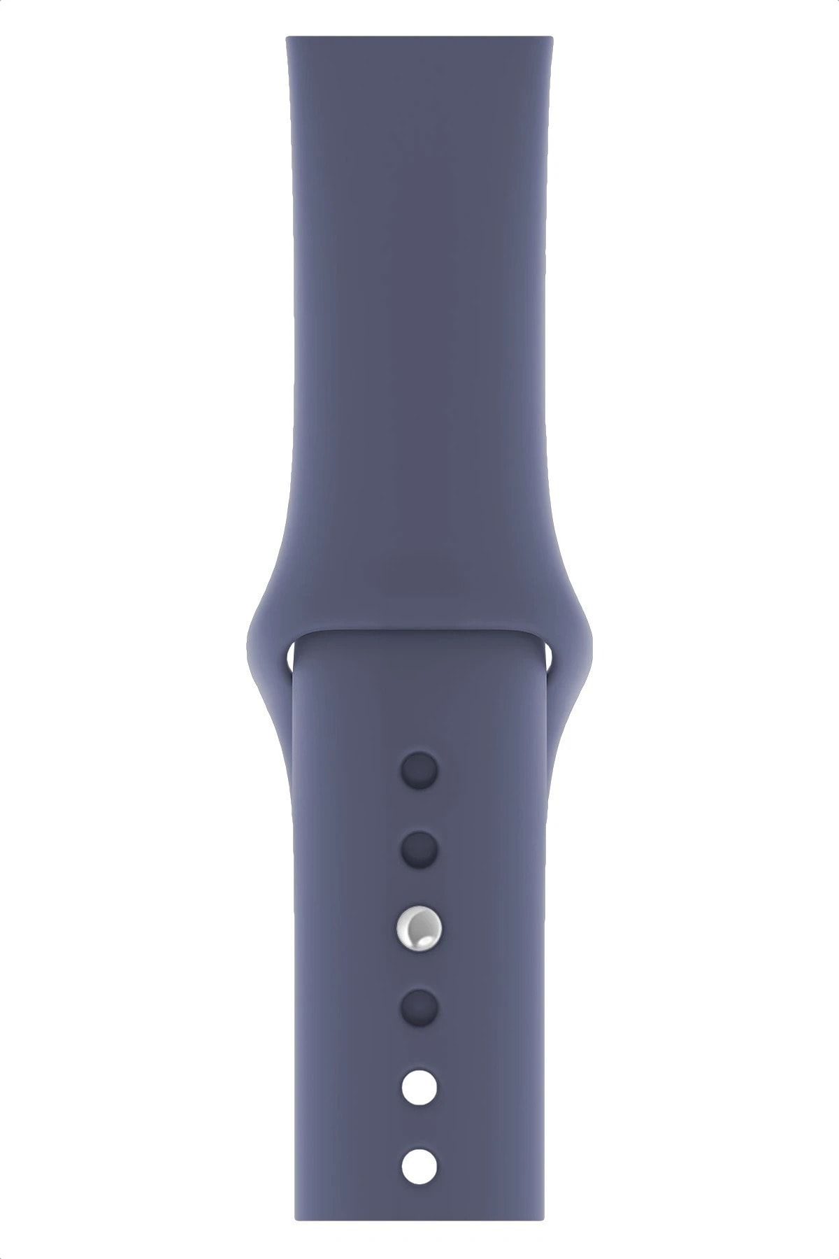 Fibaks Apple Watch 42mm A+ Yüksek Kalite Spor Klasik Silikon Kordon Kayış Bileklik