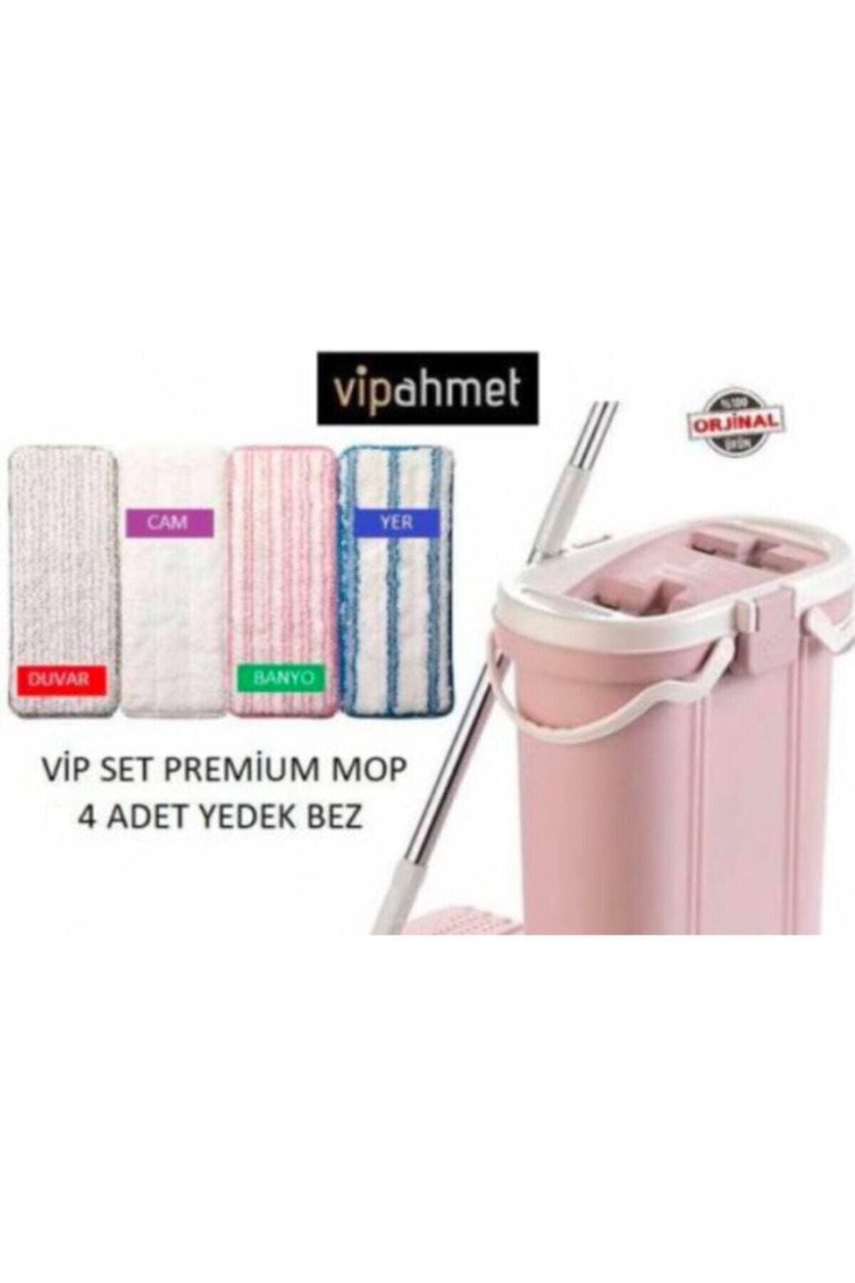 Vip Ahmet Premium Mop + 4 Adet Yedek Bez Kampanya