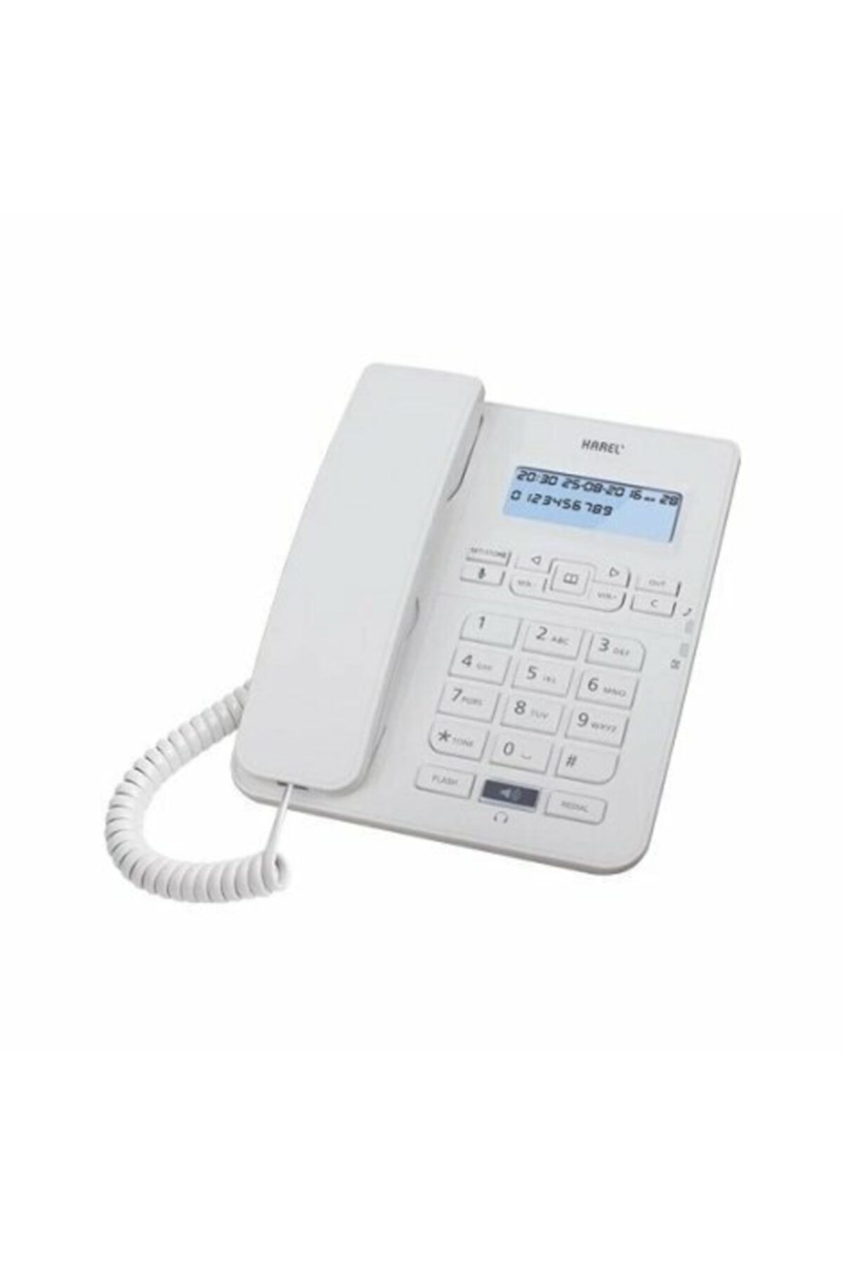 KAREL Tm145 Beyaz Masaüstü Telefon