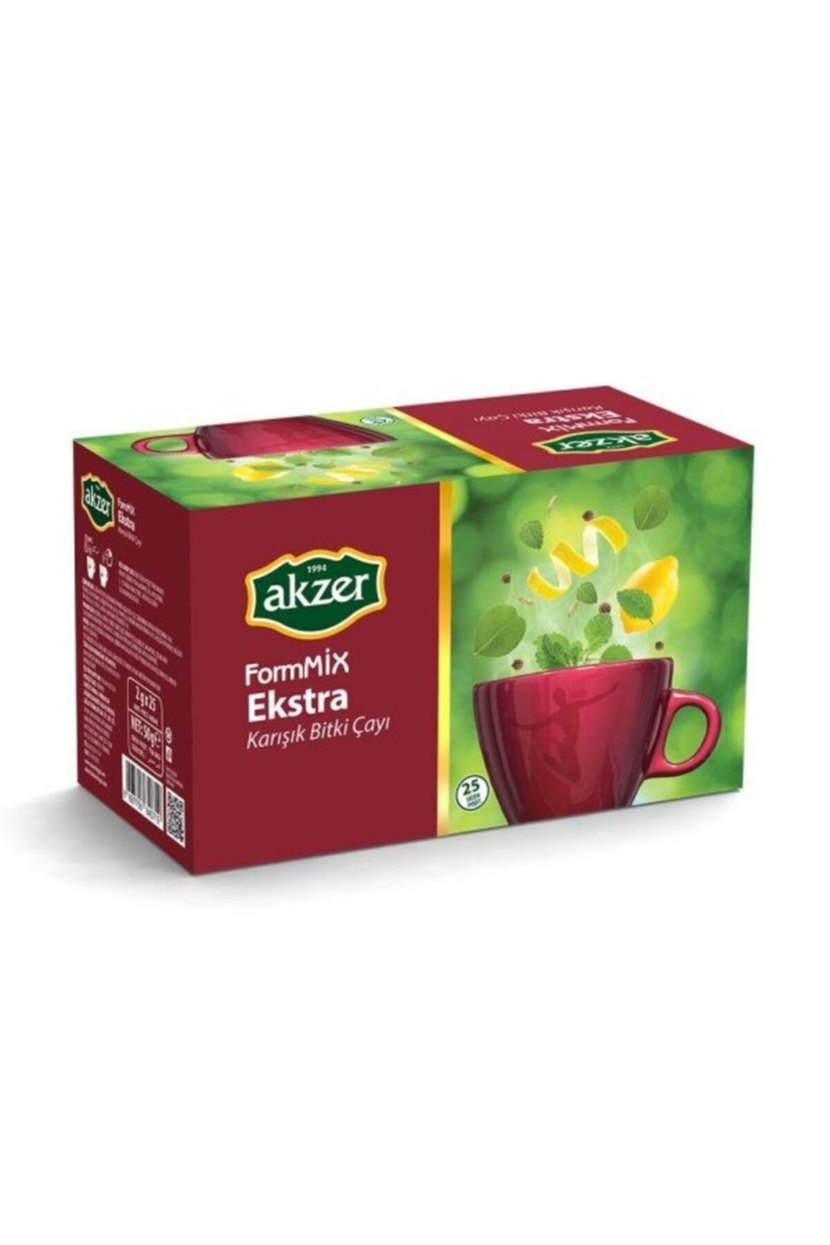 Akzer For Mix Bitki Karışımı Form Çayı 60 Süzen Poşet