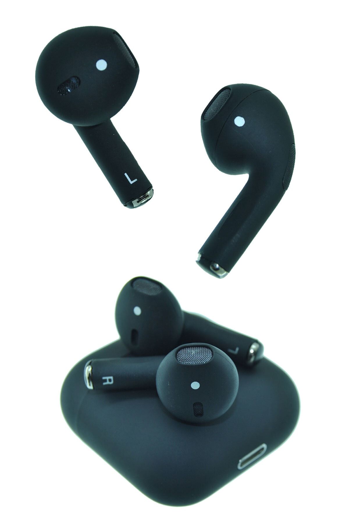 Favors Ios 11 Uyumlu Yeni Nesil Siyah Bluetooth Kulaklık Pro 4 Tws Teknolojisi