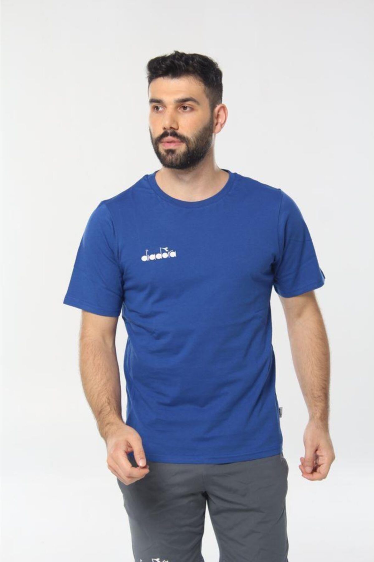 Diadora Unisex Lacivert Veni Suprem Penye Spor T-Shirt
