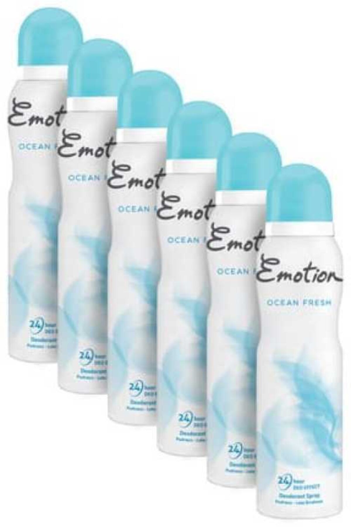 Emotion Ocean Fresh Kadın Deodorant 150 ml (X6)