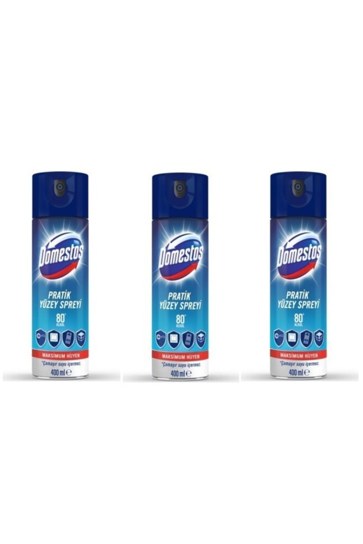 Domestos Pratik Yüzey Spreyi Dezenfektan 200 ml 3 Adet