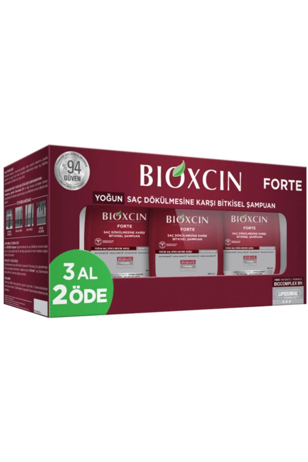 Bioxcin Forte Şampuan 300 Ml 3 Al 2 Öde
