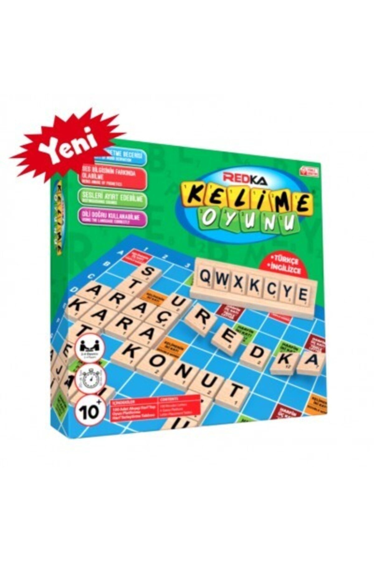 Redka Kelime Üretme Scrabble Akıl Zeka Mantık ve Strateji Oyunu Yerli Üretim