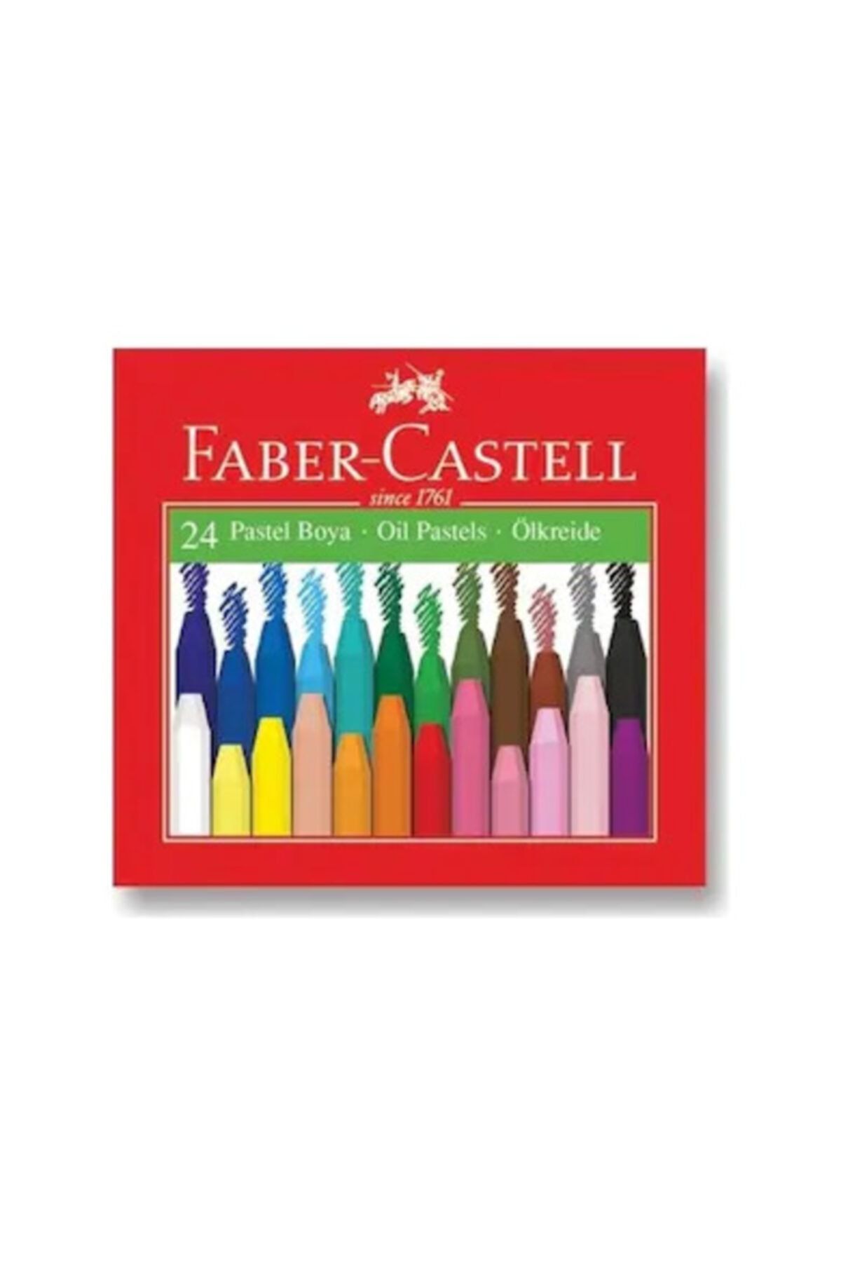Faber Castell Pastel Boya 24 Renk Karton Kutu