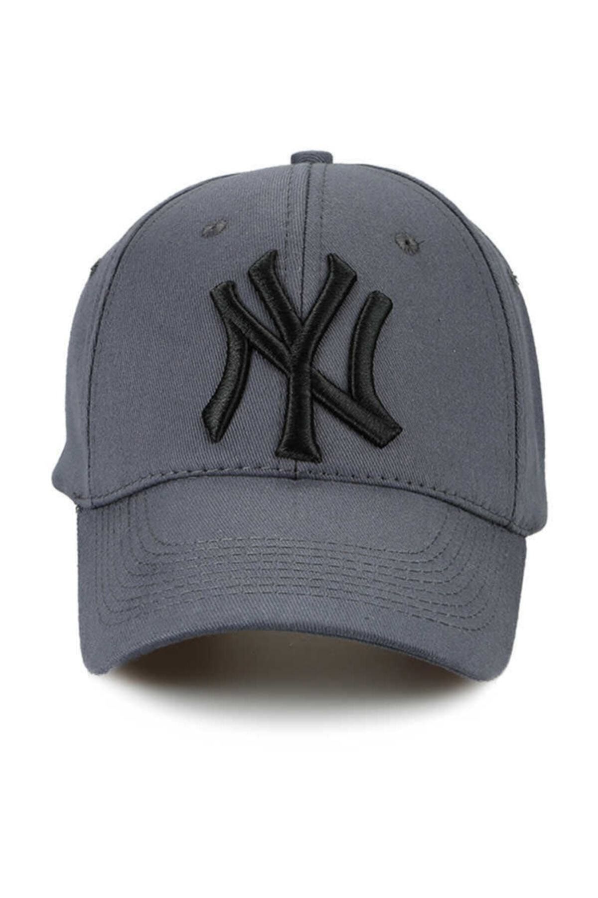 Orçun Özkarlıklı Unisex Gri Ny New York Yankees Şapka