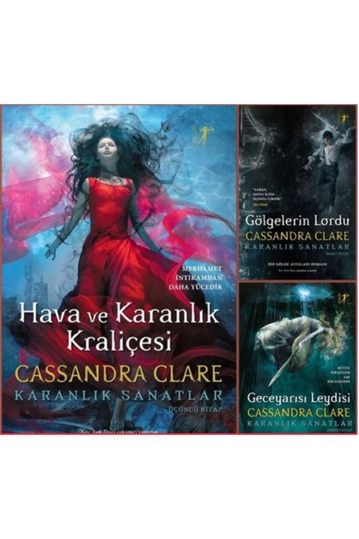 Artemis Yayınları Geceyarısı Leydisi Gölgelerin Lordu Hava ve Karanlık Kraliçesi 3 Kitap Takım Cassandra Clare