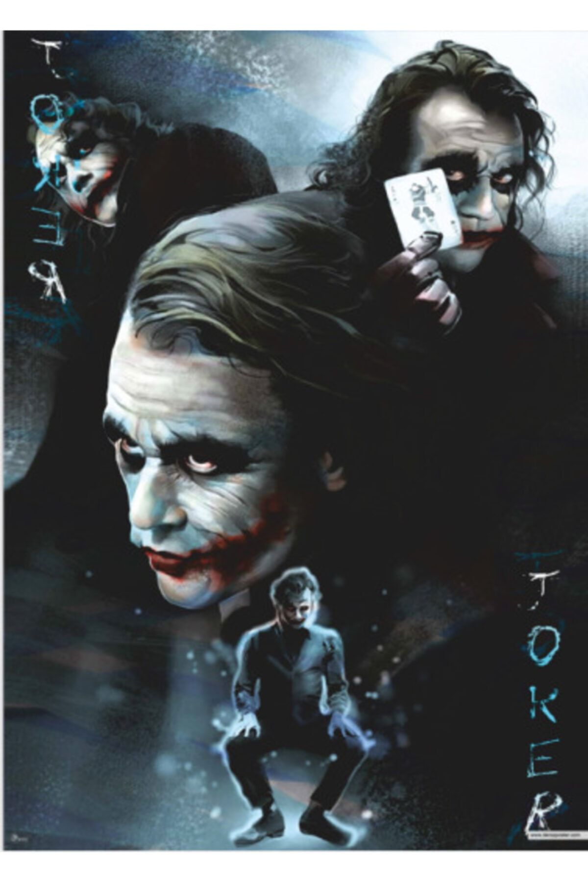 Hayat Poster Joker 70 Cm X 100 Dev Kuşe Poster (silindir Kolili Kargo Ile)