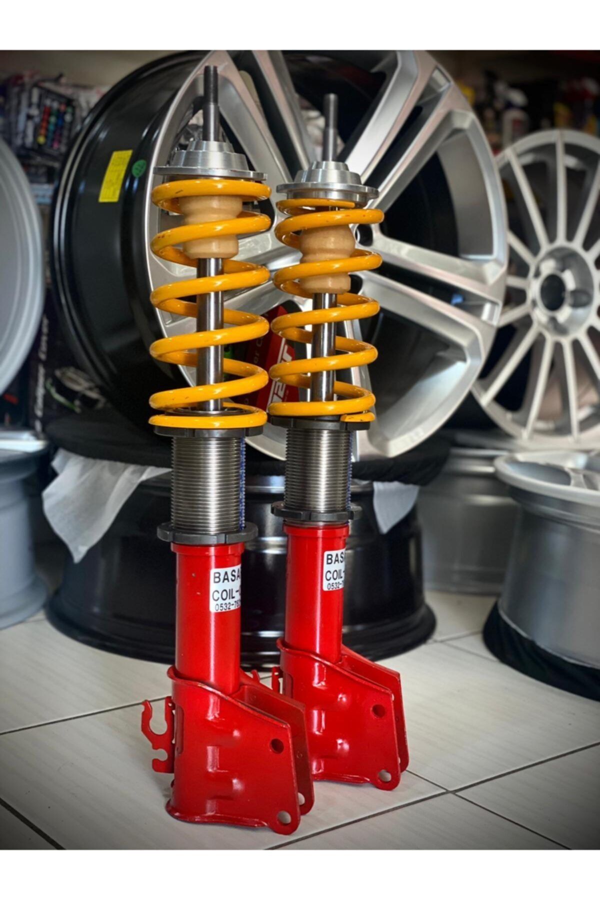 AVCILAR OTO TUNING Partner Berlingo Coil Ayarlı Amortisör Coliver Coilover 10 Cm Spor Yaylı