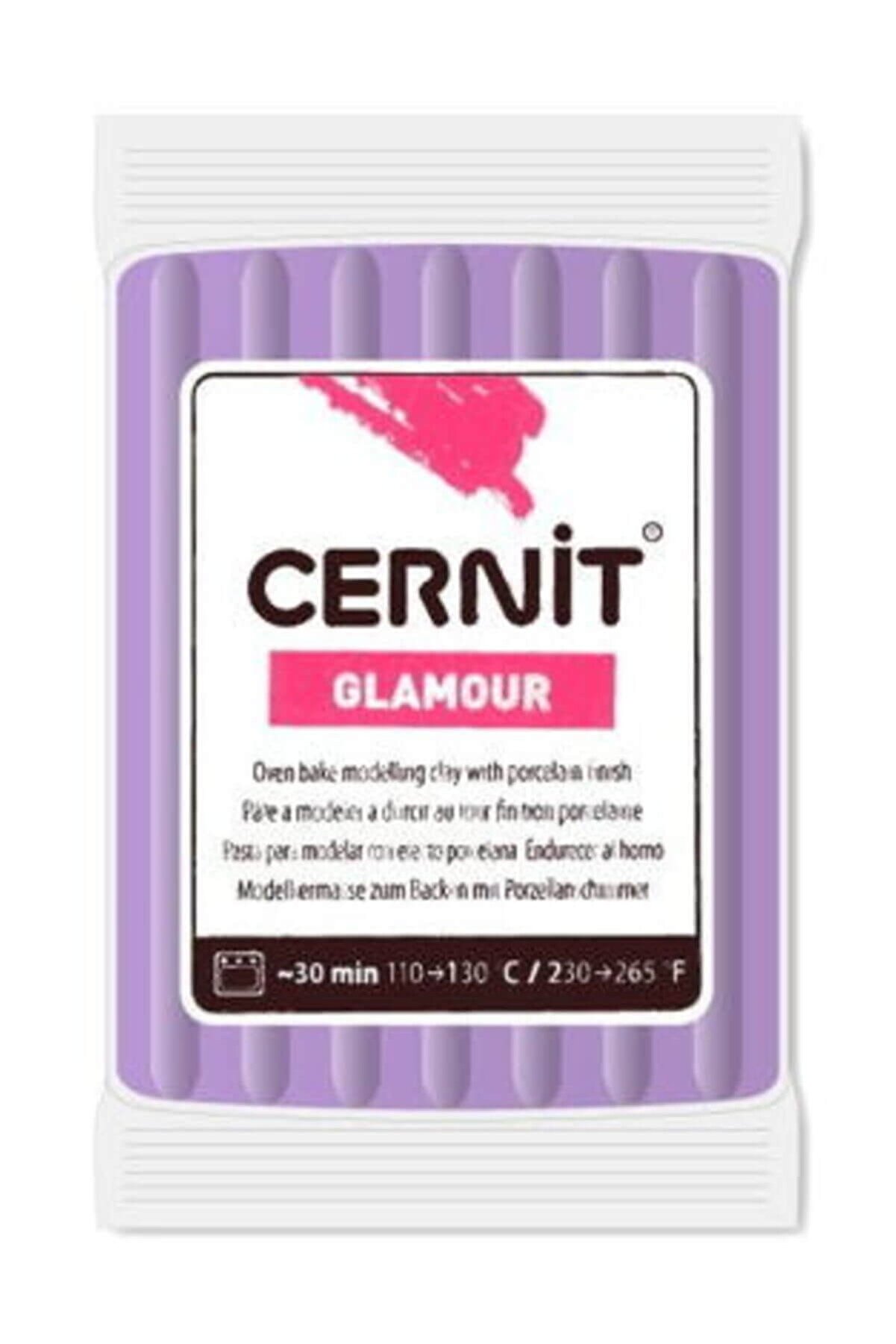 Cernit Glamour (Metalik) Polimer Kil 900 Violet