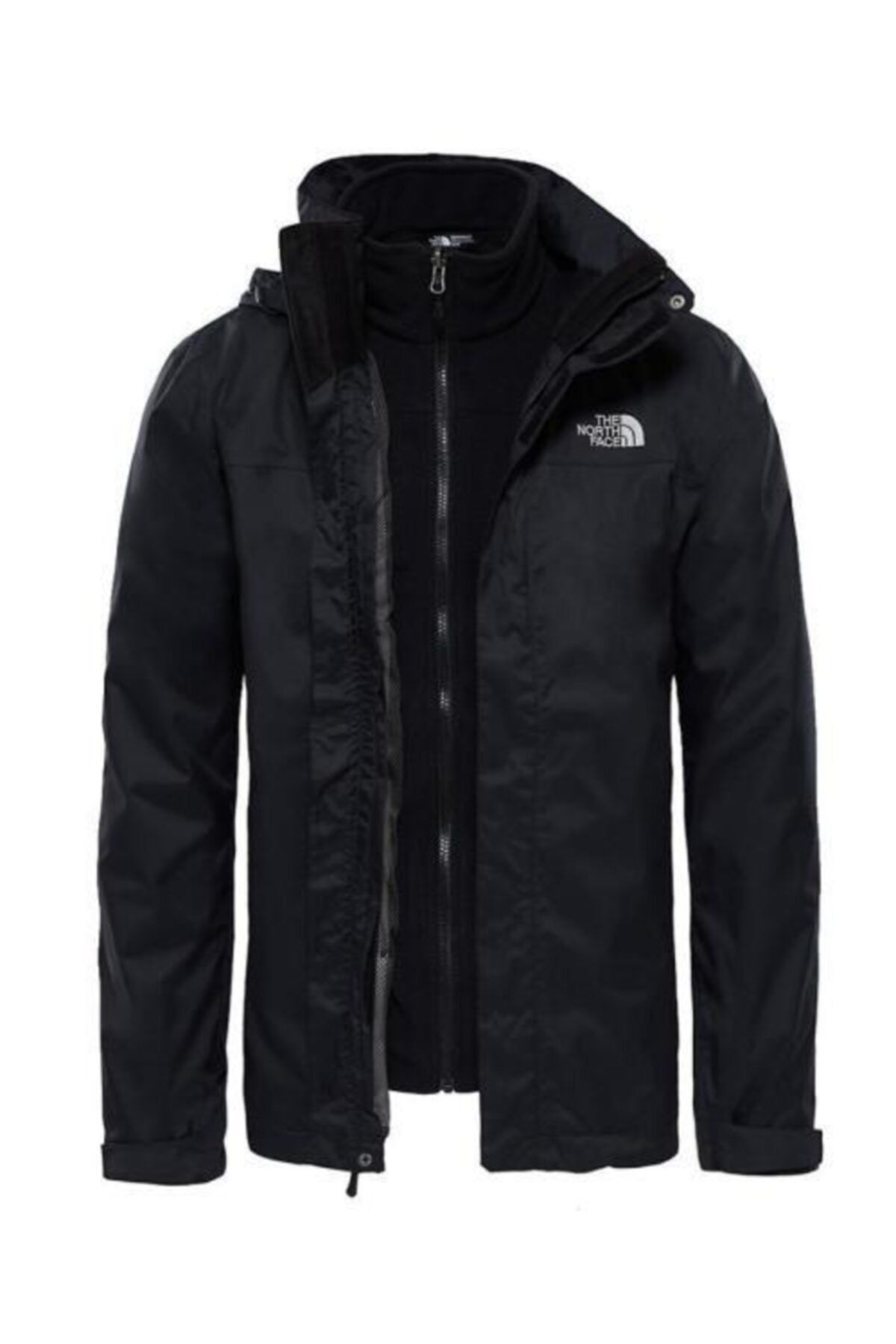 The North Face Evolve Iı Triclimate Jacket Erkek Siyah Outdoor Mont Nf00cg55jk31