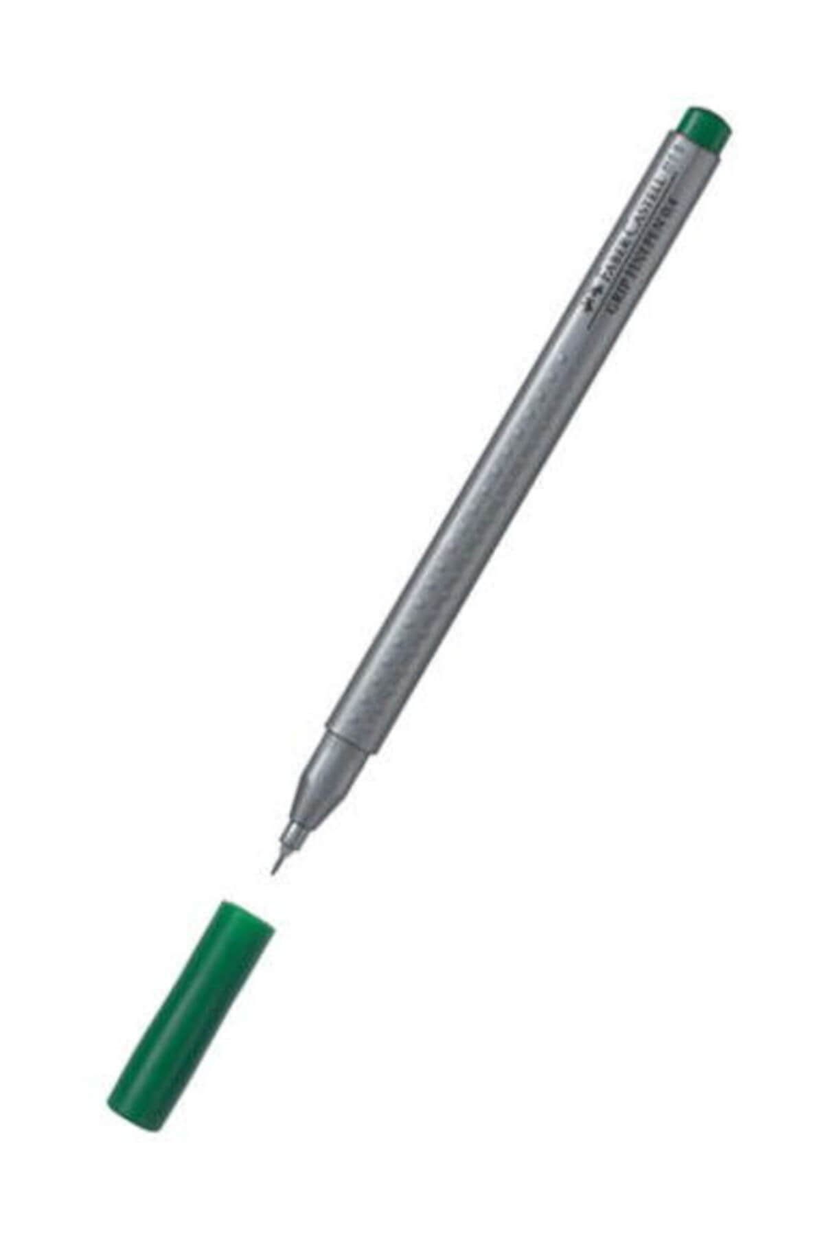 Faber Castell Grip Finepen İnce Uçlu Kalem 0.4 mm Yeşil