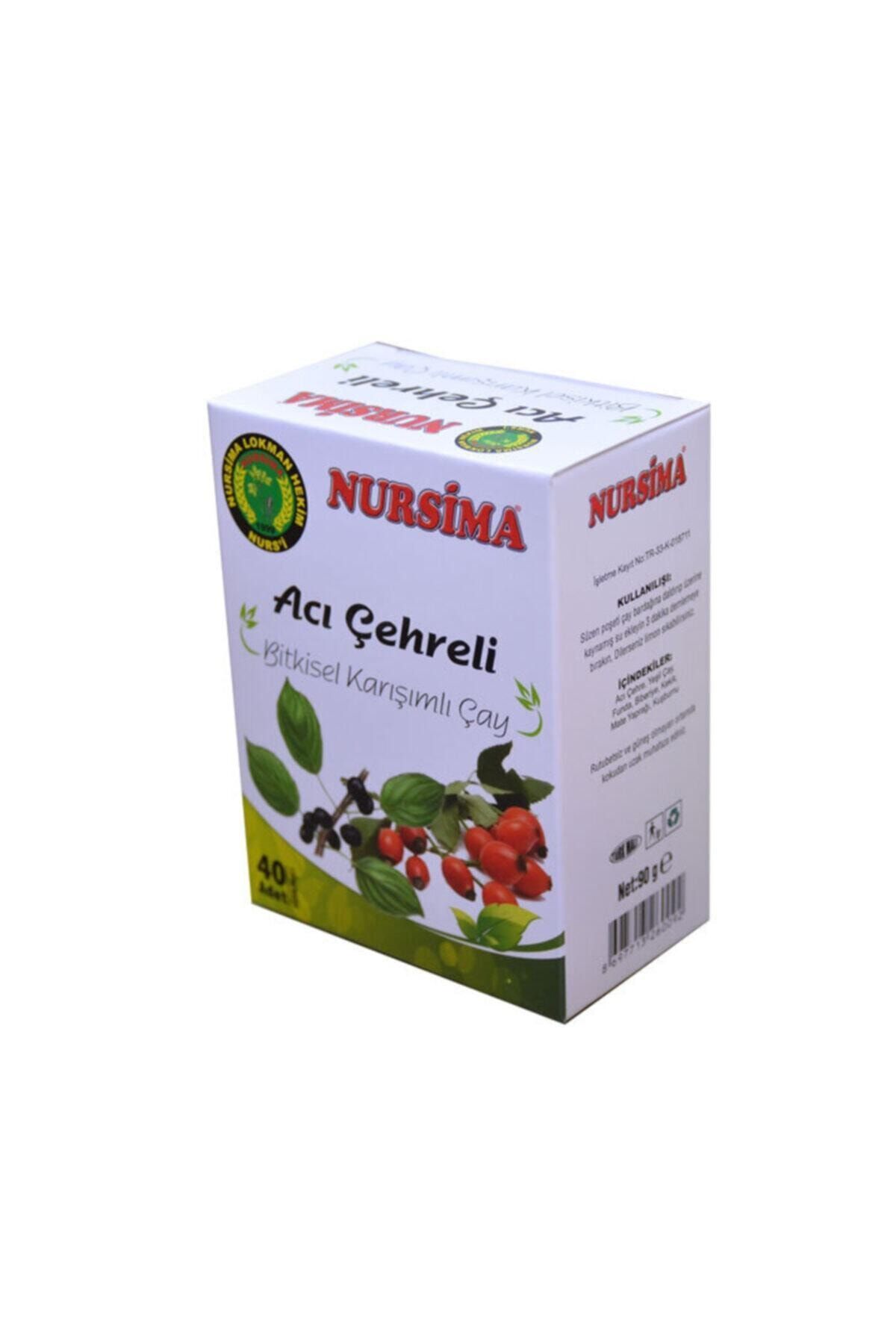 Nursima Acı Çehreli Bitkisel Karışımlı Çay ( Bağırsak Düzenleyici )- 40 Adet