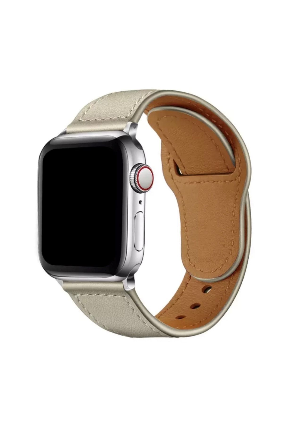 Teknoband Apple Watch Deri Kordon 44mm 45mm 46mm 49mm Uyumlu Model