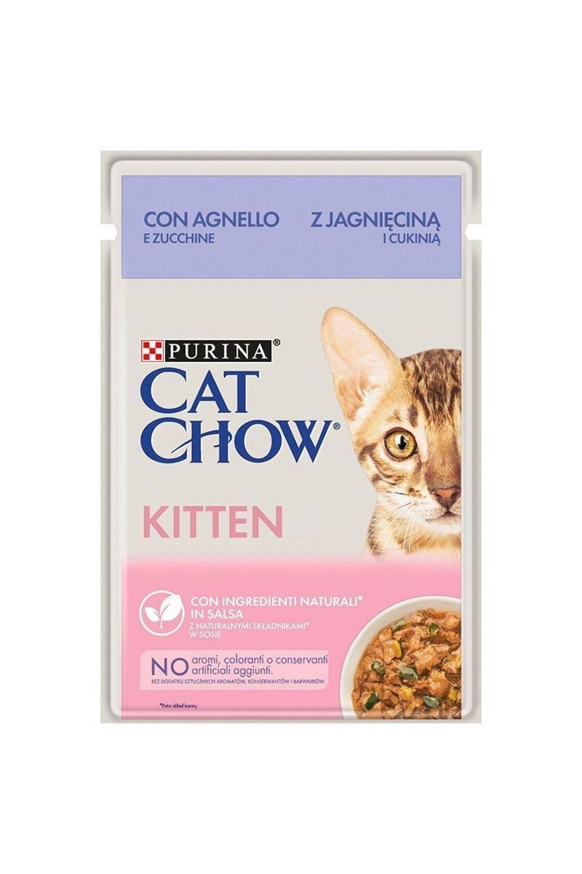 Cat Chow Purina Kitten Kedi Konserve Kuzu Etli 26 X 85 Gr