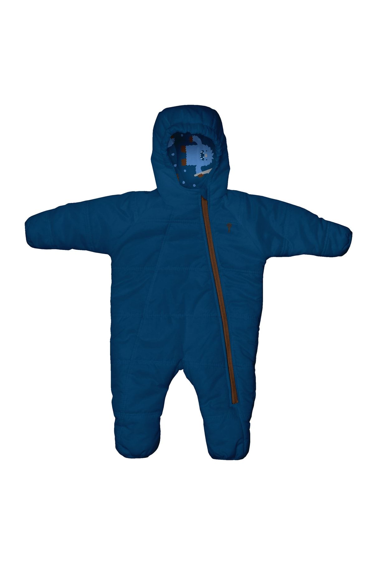 iplay Unisex Mevsimlik Kapüşonlu Bebek Astronot Tulum