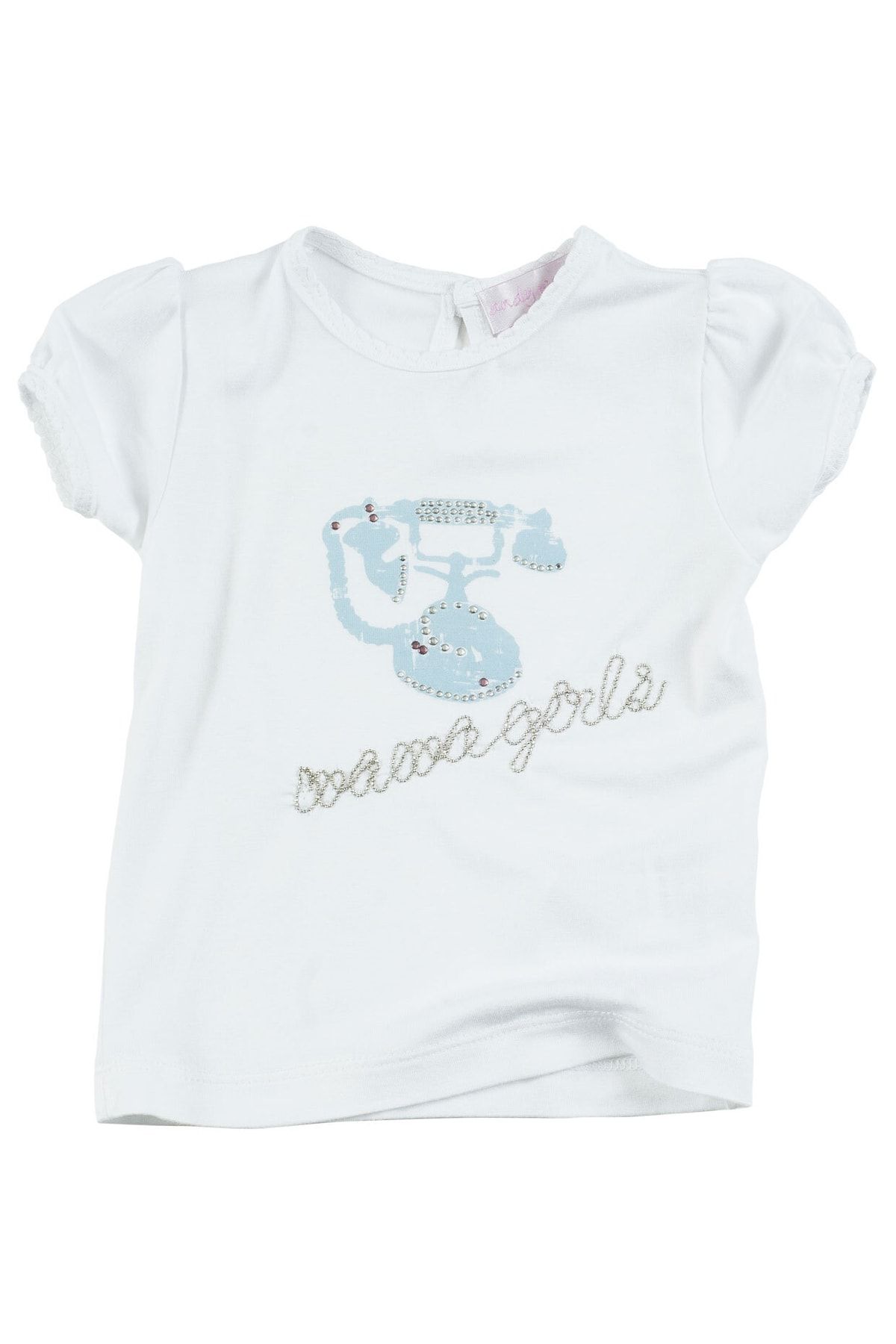 Andy Wawa Kız Bebek Kısa Kollu Penye T-shirt