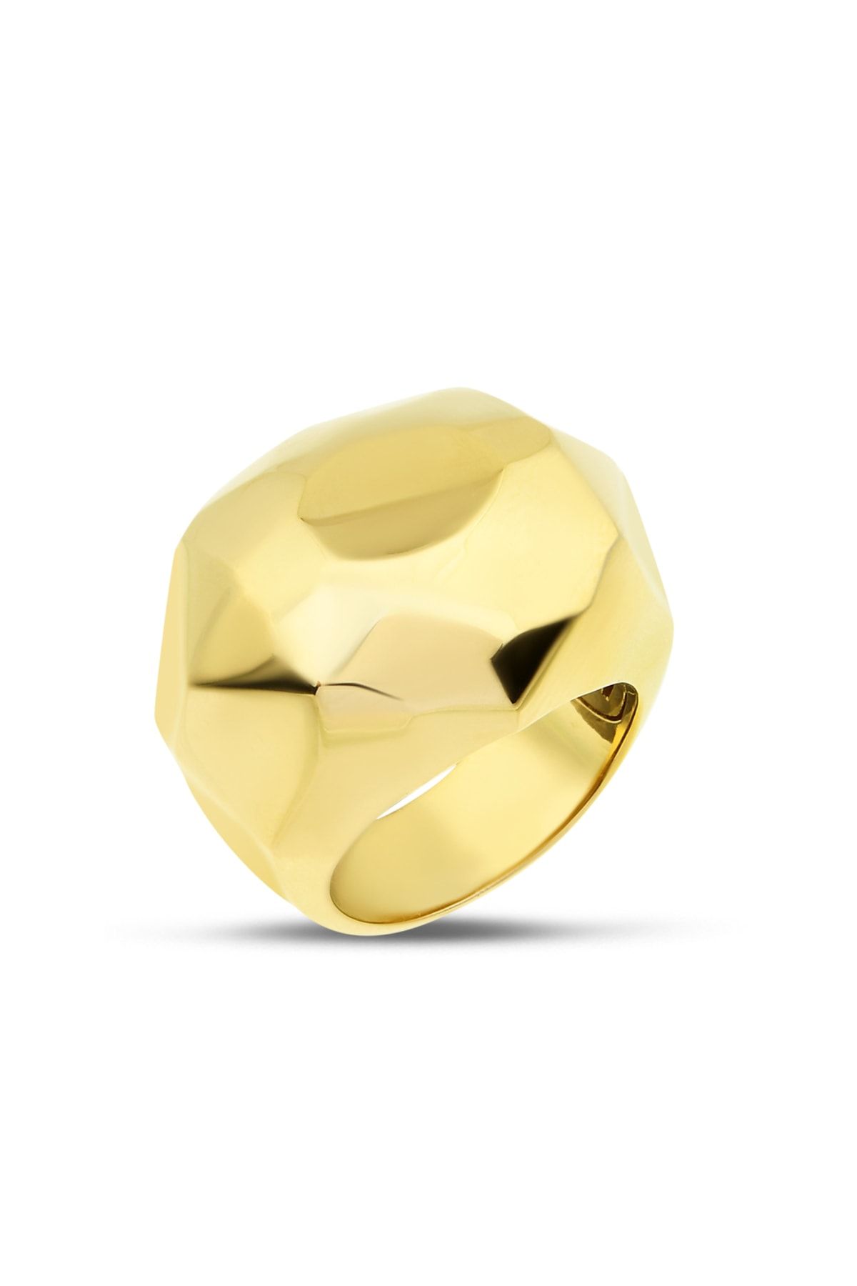 Luzdemia Facet Dome Ring 925 - Gold