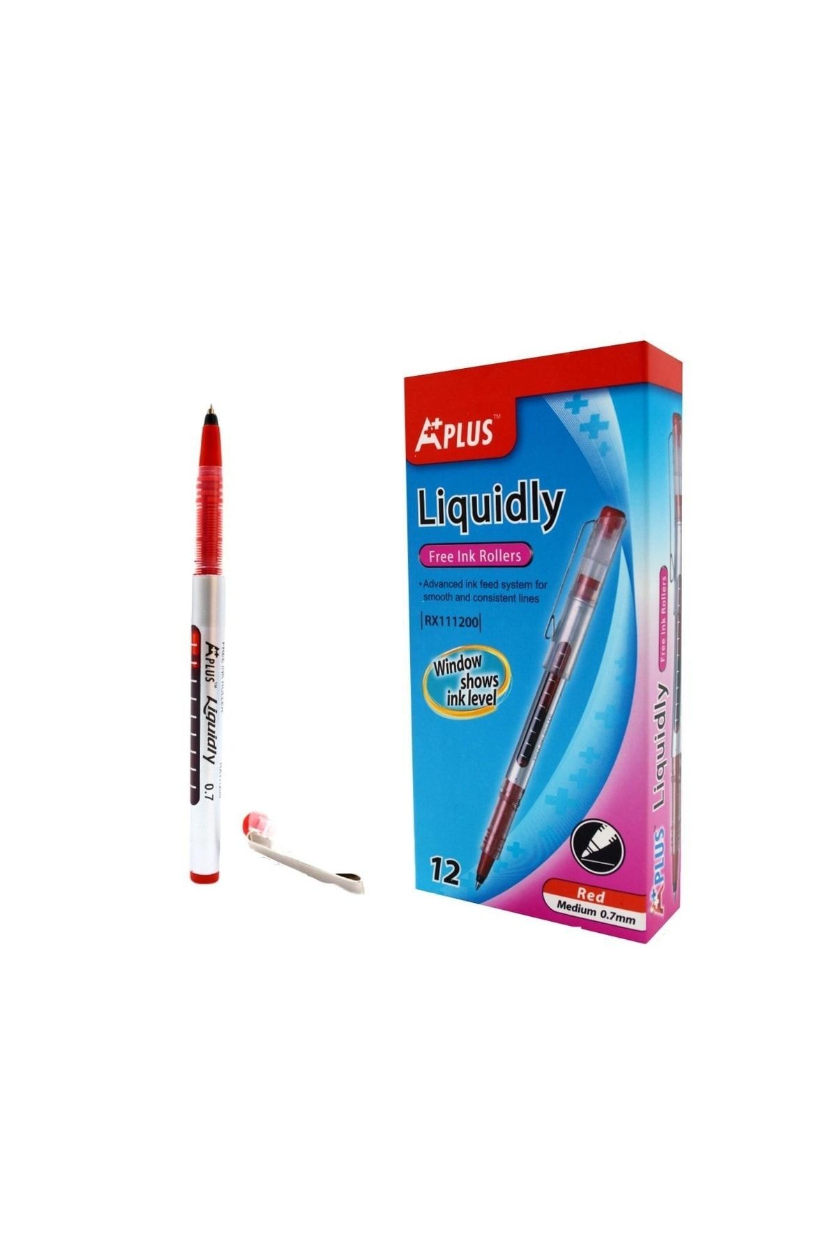 Linea A+ Plus Liquidly Roller Kalem 0.7 Rx111200 12 Adet Kırmızı