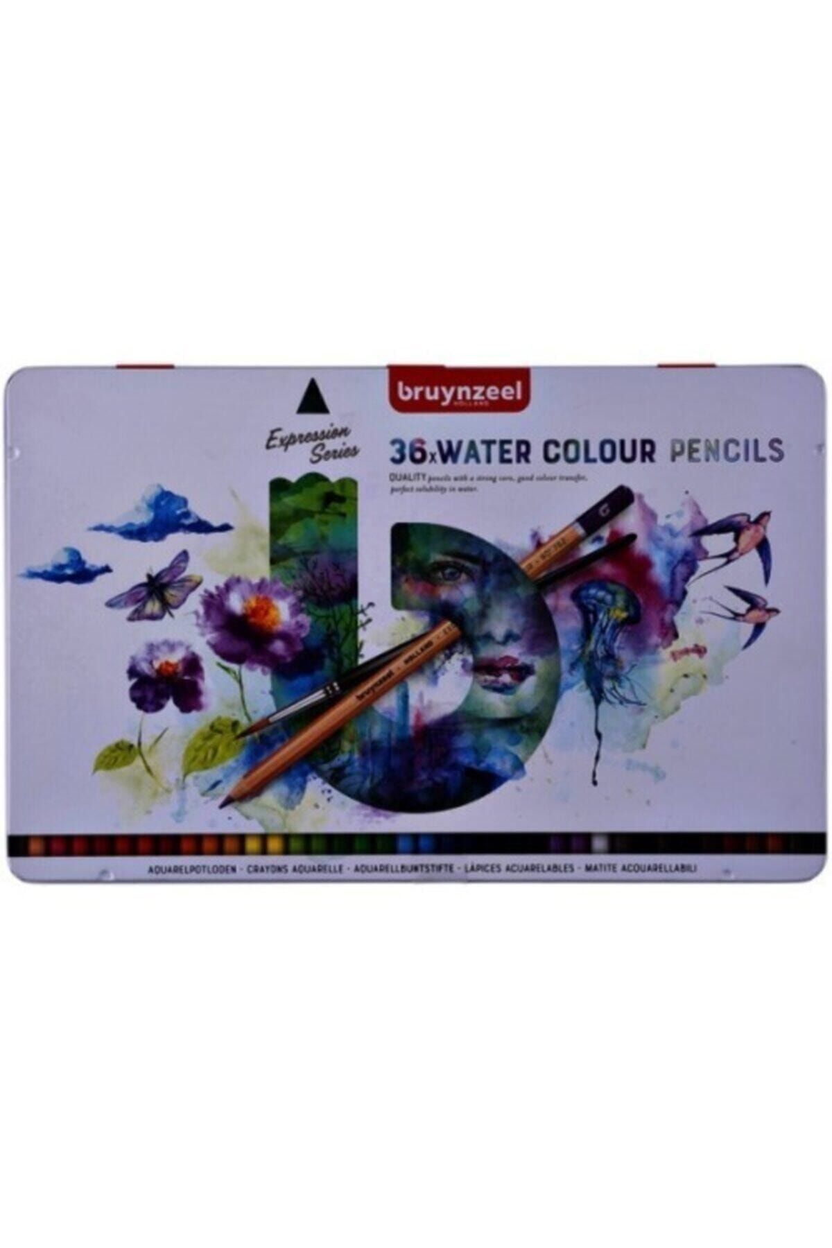 Bruynzeel Holland 36x Water Colour Pencils (36 RENK KURU SULU BOYA KALEMİ)