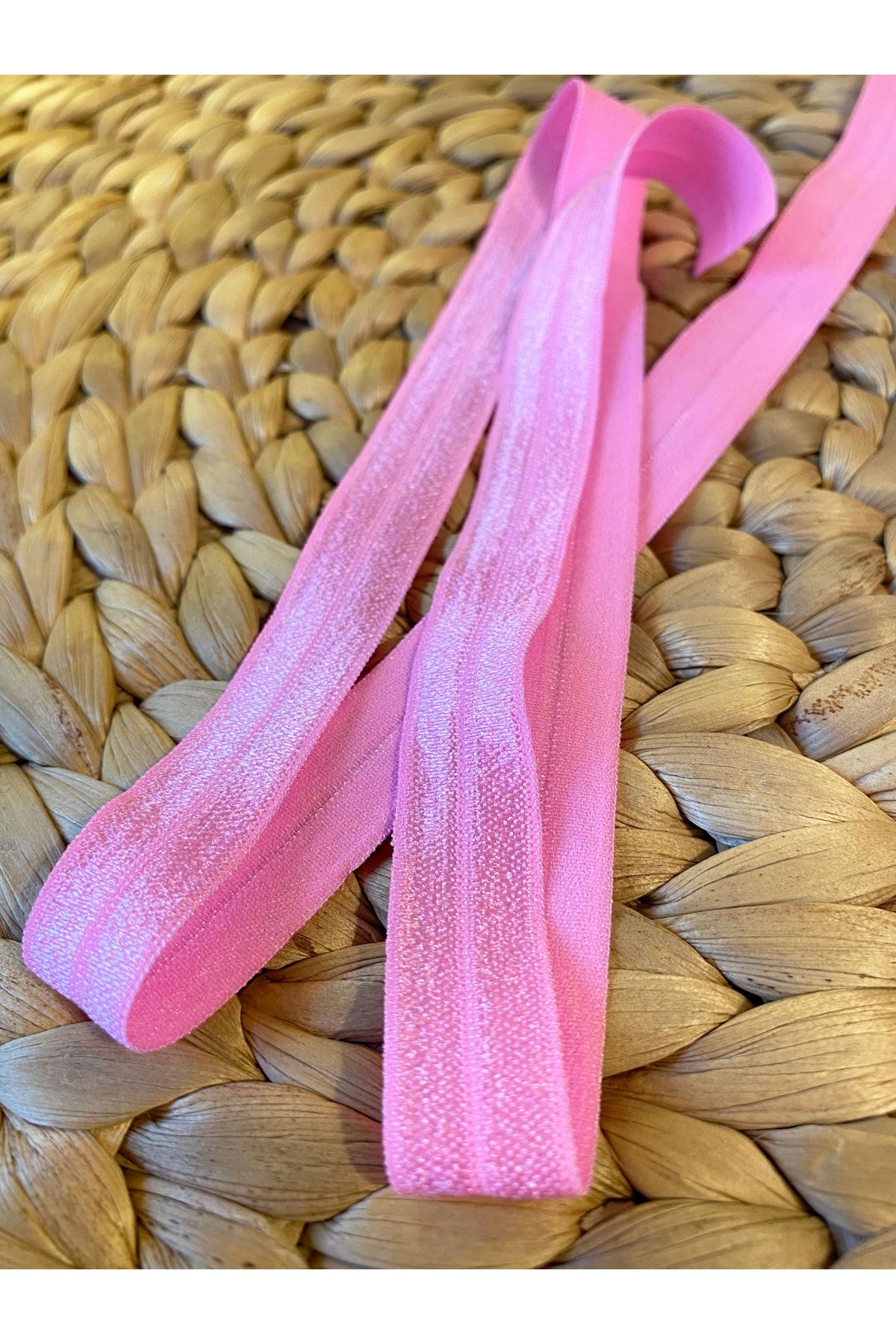 Baby Fehn Neon Pink Saç Bandı Için Lastik , 1.6cm 1 Metre