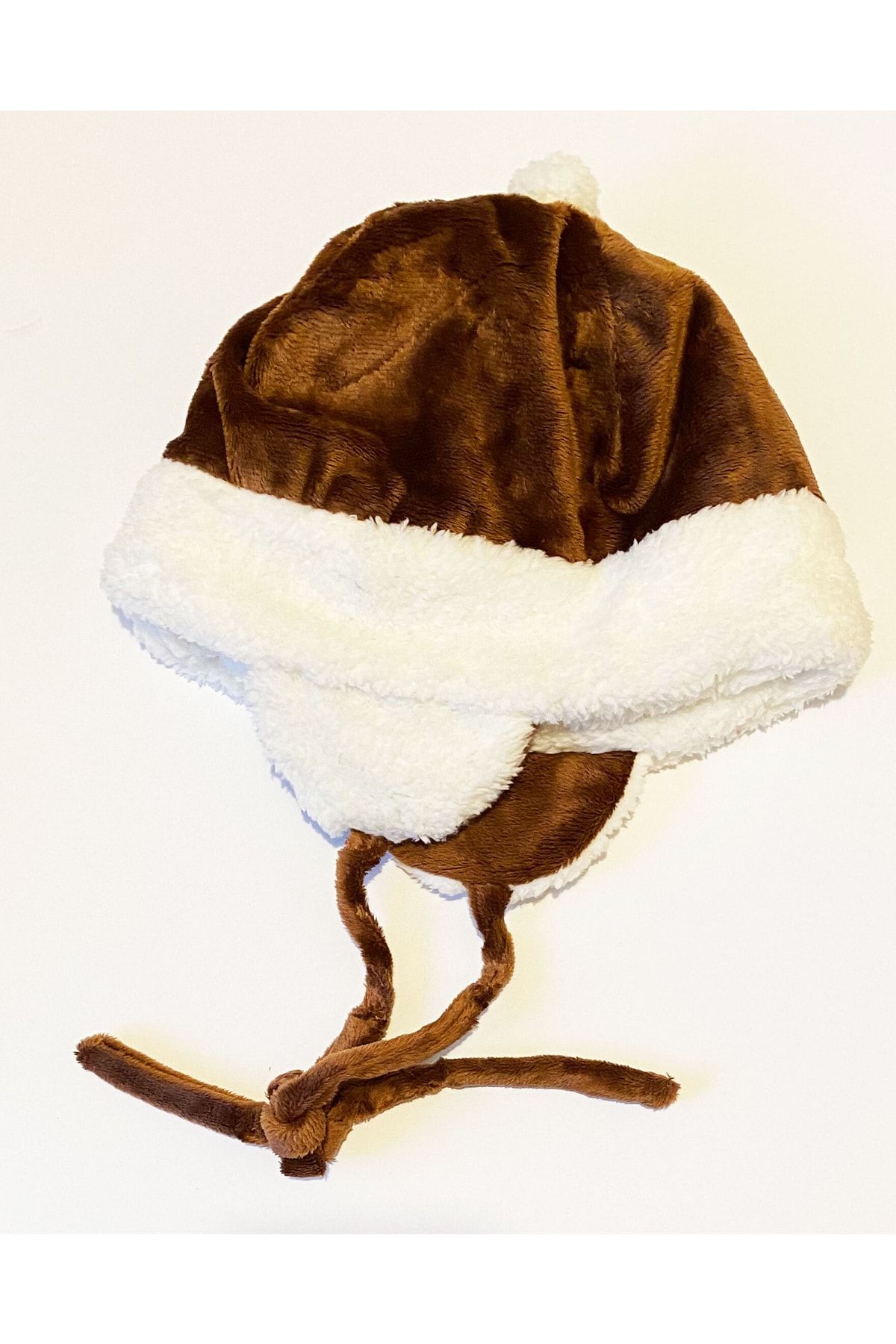 iplay Unisex Bebek Sherpa Boyundan Bağlamalı Şapka Bere