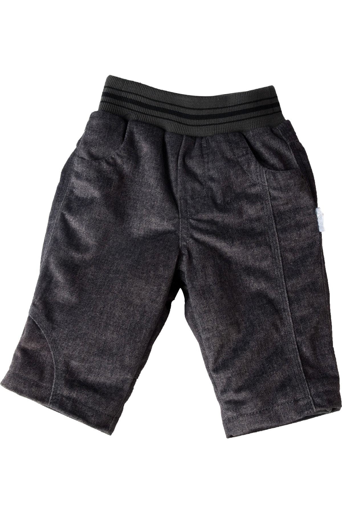 Andy Wawa Erkek Bebek Kadife Kışlık Beli Lastikli Pantolon