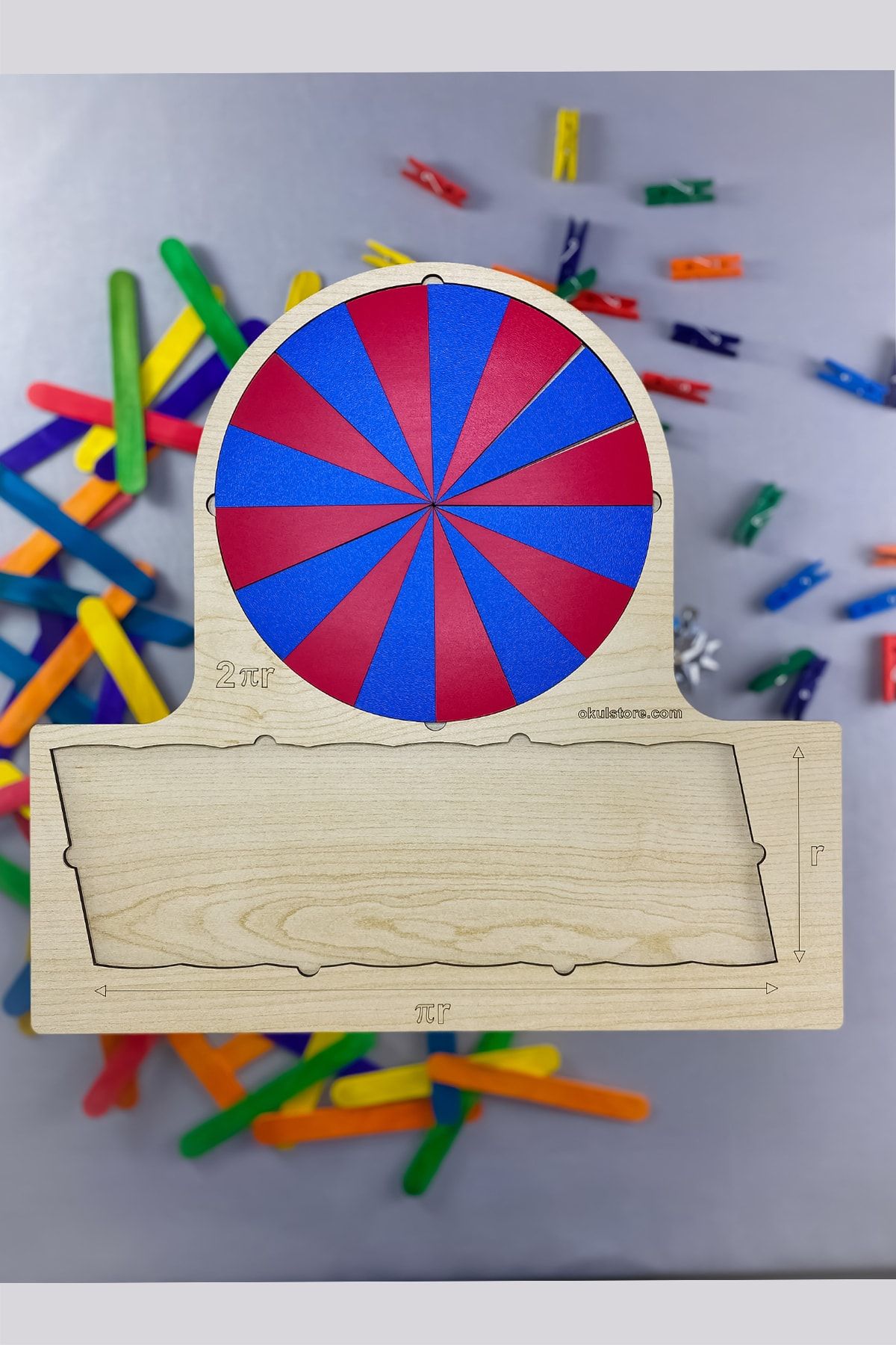 cansares Dairenin Alanı ve Alan Formülü Ispatı Geometri Matematik Eğlenerek Öğreten Zeka Oyunları