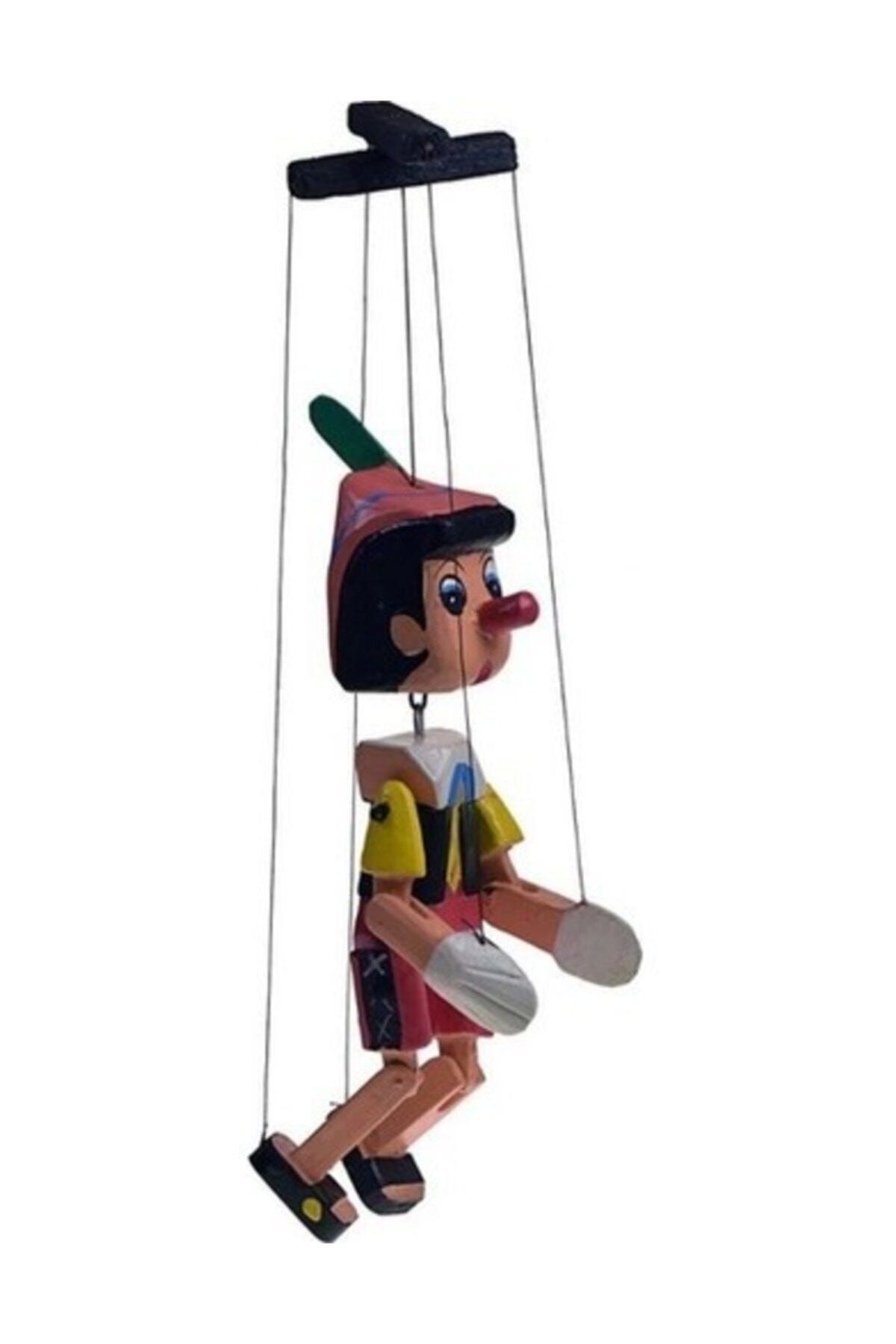 GÖKÇE Ahşap Ipli Pinokyo Kukla Oyuncak