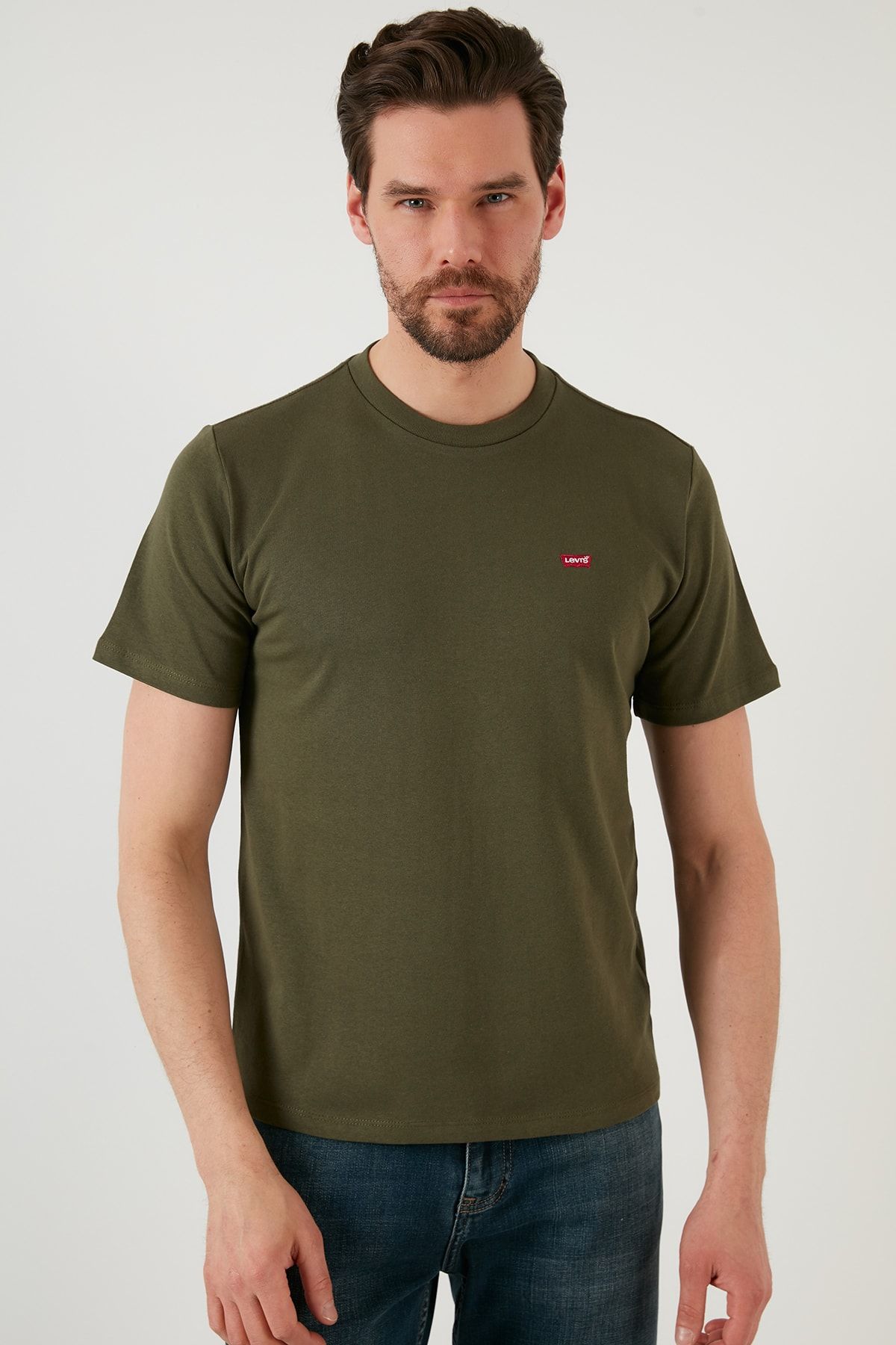 Levi's Original Housemark Yeşil Erkek Tişört