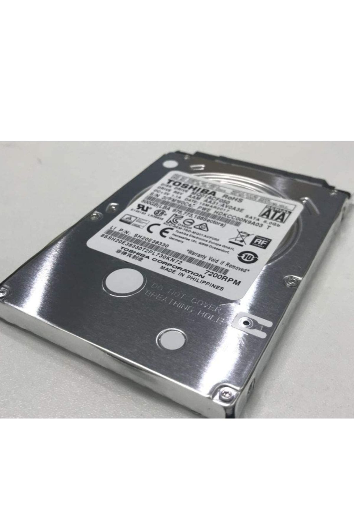 Toshiba Mq01acf050 2.5 Inç 7200 Rpm Sata