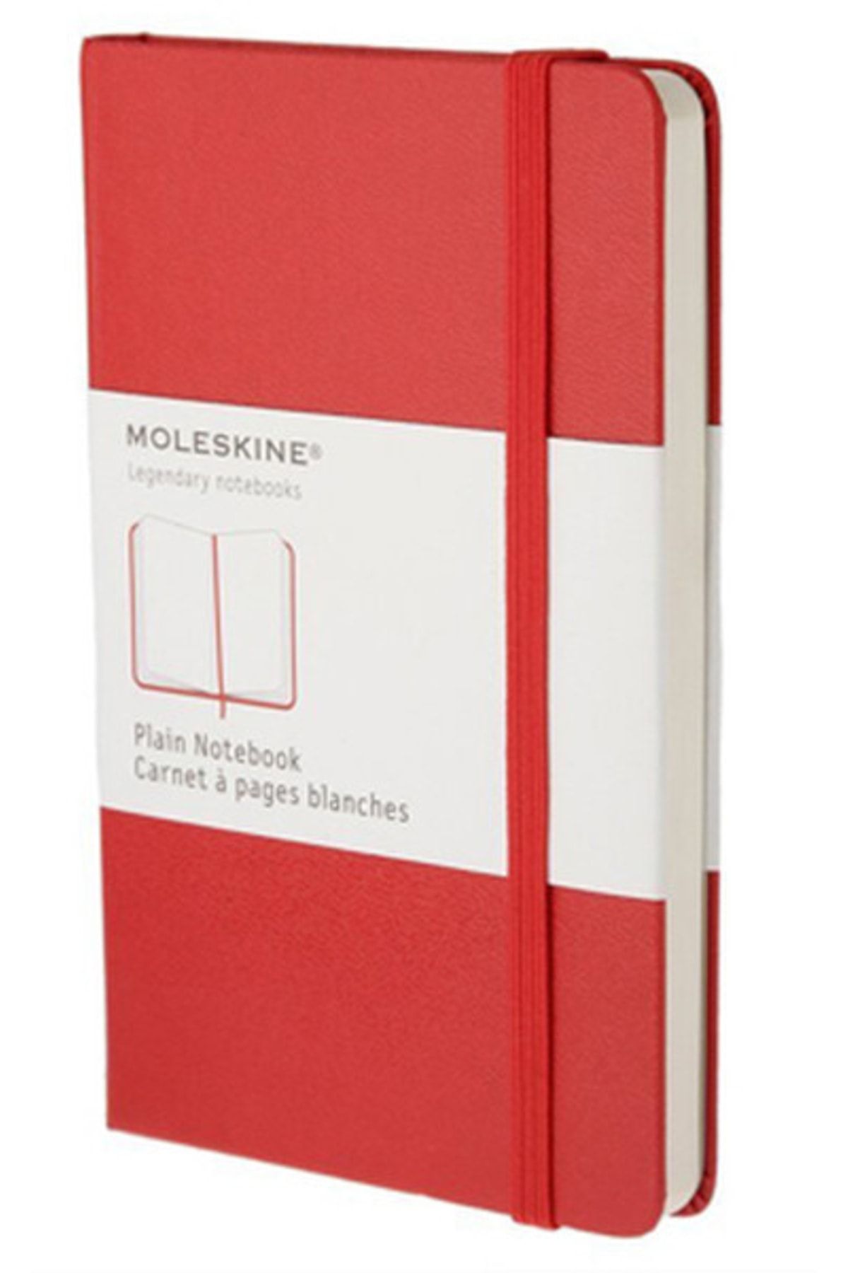 Moleskine Large Plain Notebook Kirmizi (düz) Hardcover