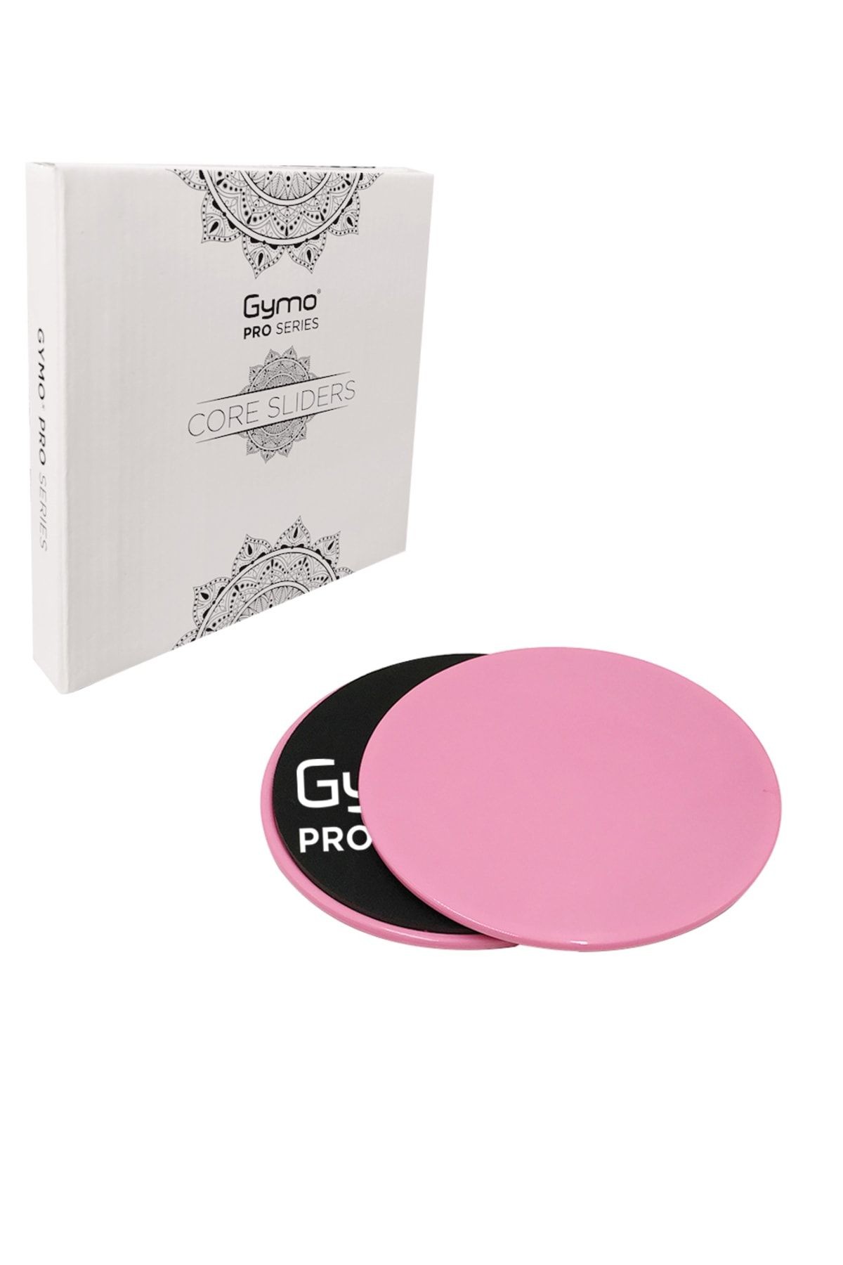 Gymo Core Slider Pilates Egzersiz Kayar Disk Pembe