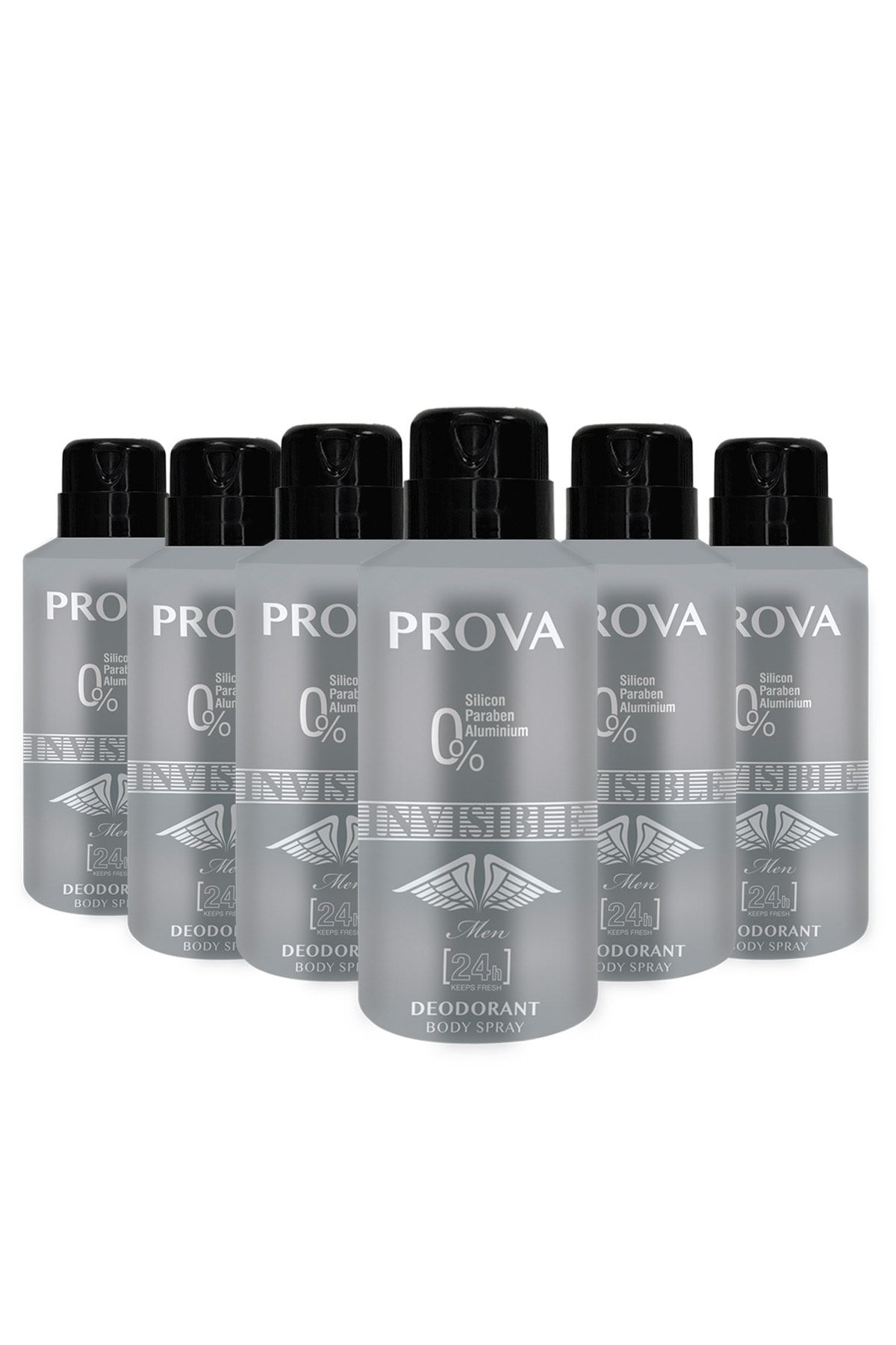 Prova Invisible Erkek Deodorant 150 ml 6 Adet