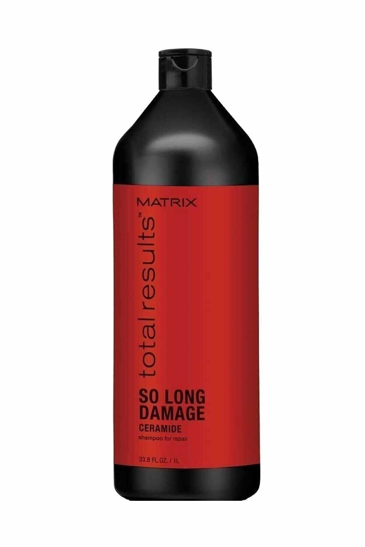 Total Result Yıpranmış Saçlar Için Onarıcı Şampuan - So Long Damage 1000 ml