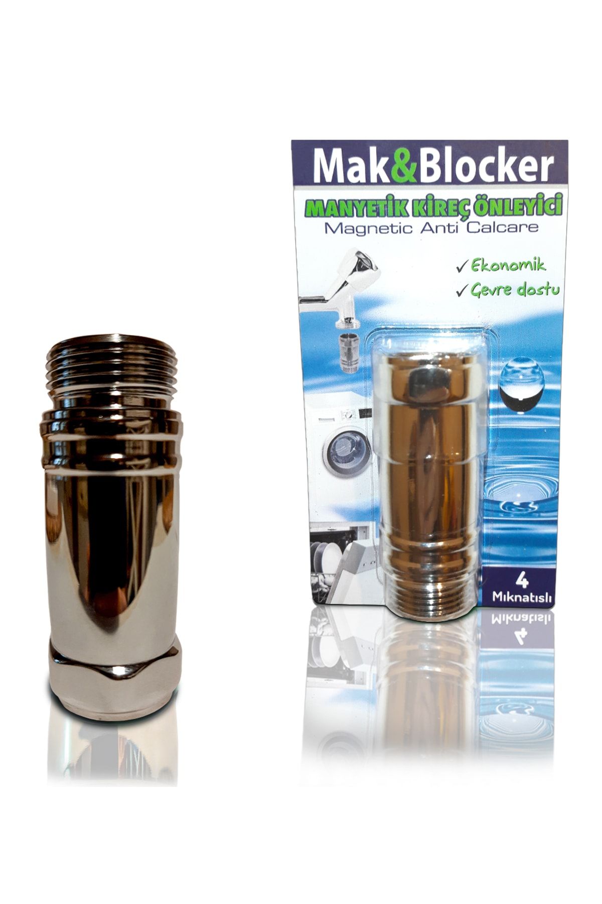 Mak & Blocker Manyetik Kireç Önleyici 4 Mıktanıslı