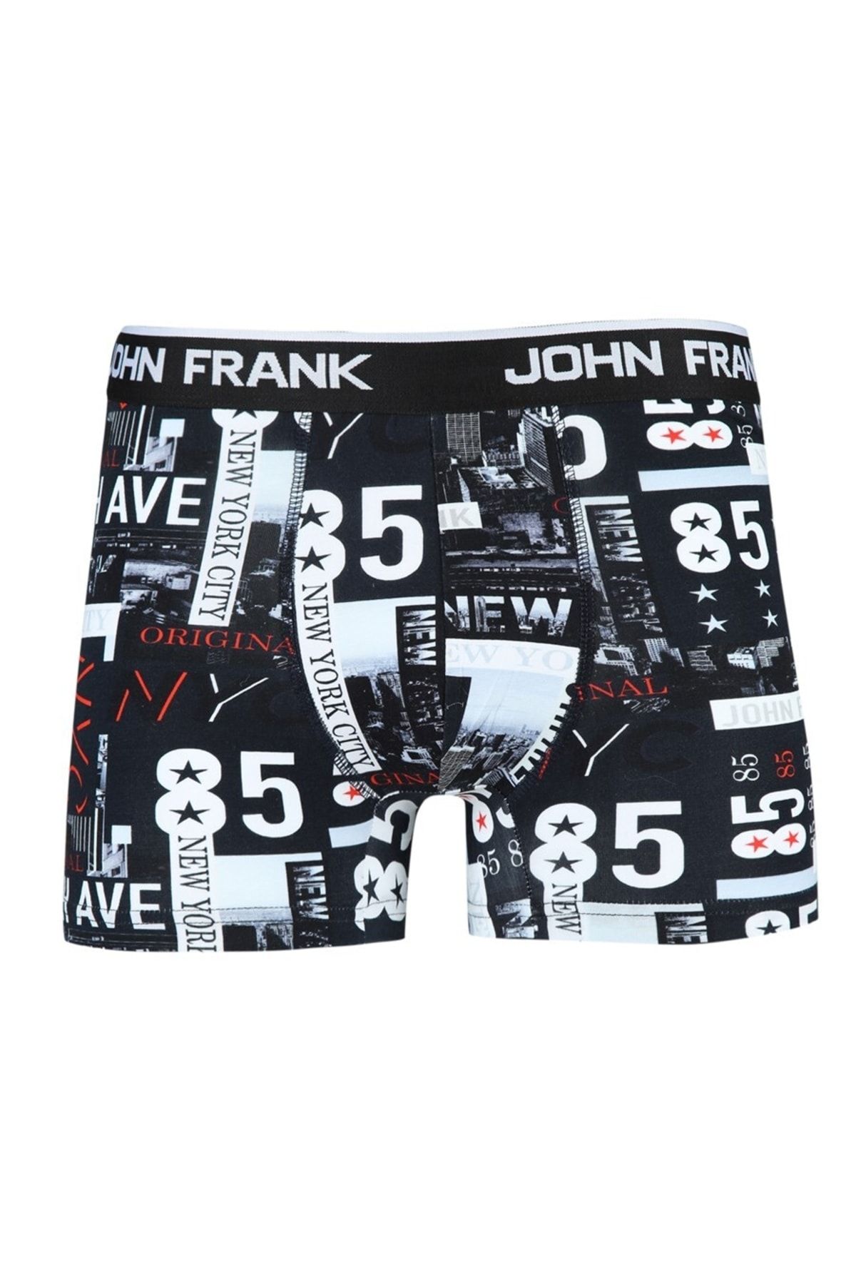 John Frank Erkek Çok Renkli Dijital Baskılı Boxer