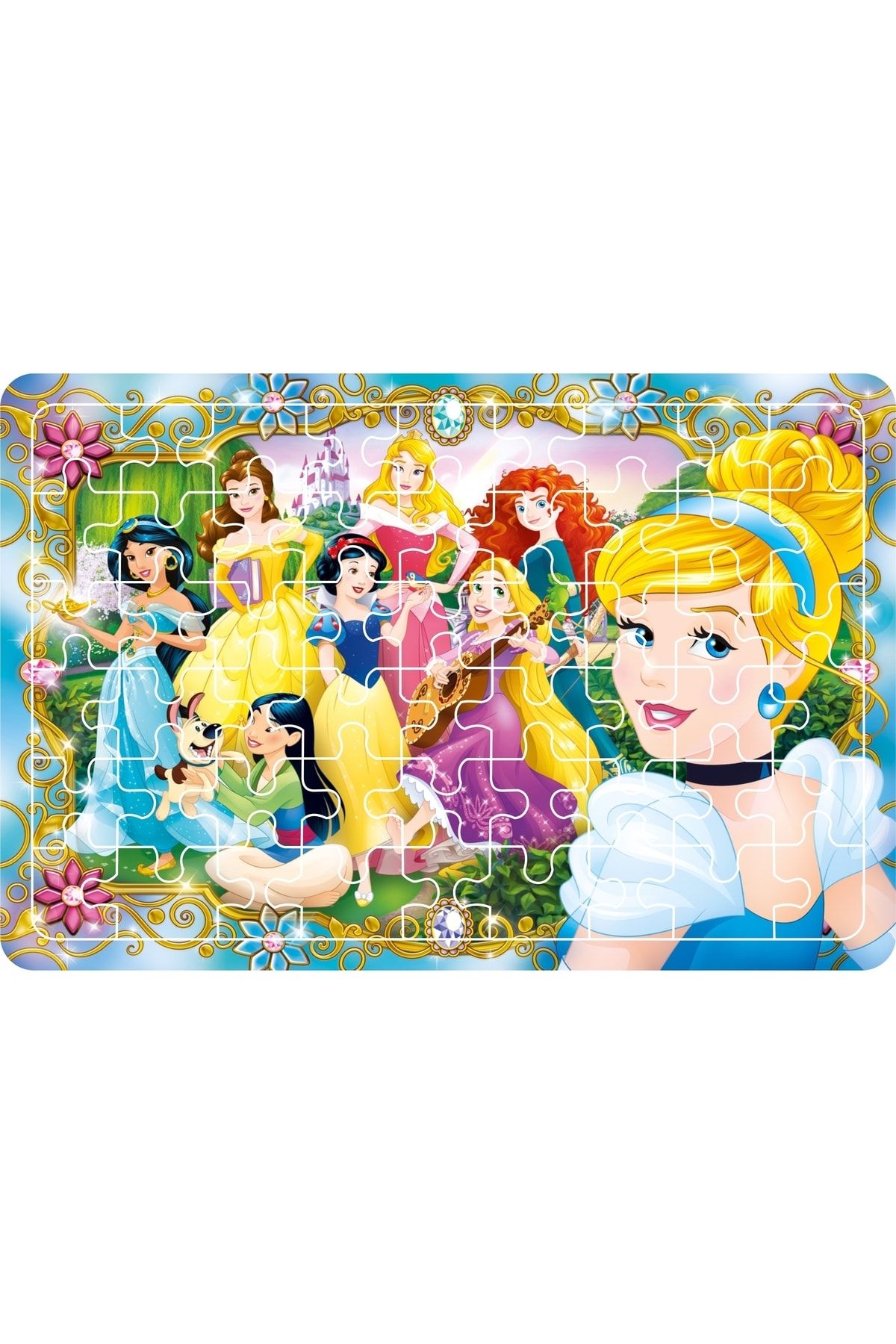 LİPYOS Prensesler Şarkı Söylüyor 54 Parça Ahşap Puzzle Çocuk Yapboz